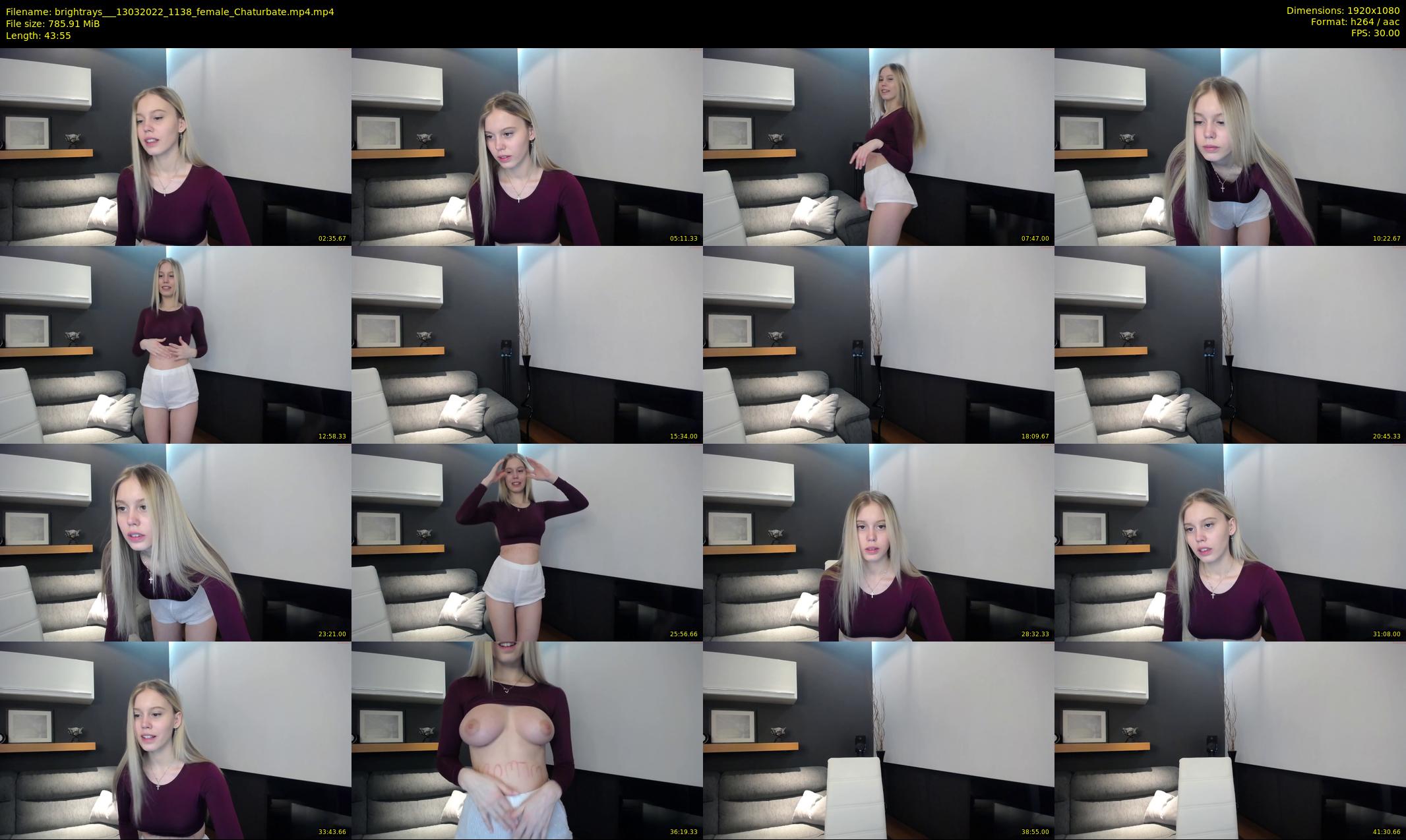 brightrays__ — 44 minute Chaturbate female cam show recording, 1080p, Mar 13, 2022