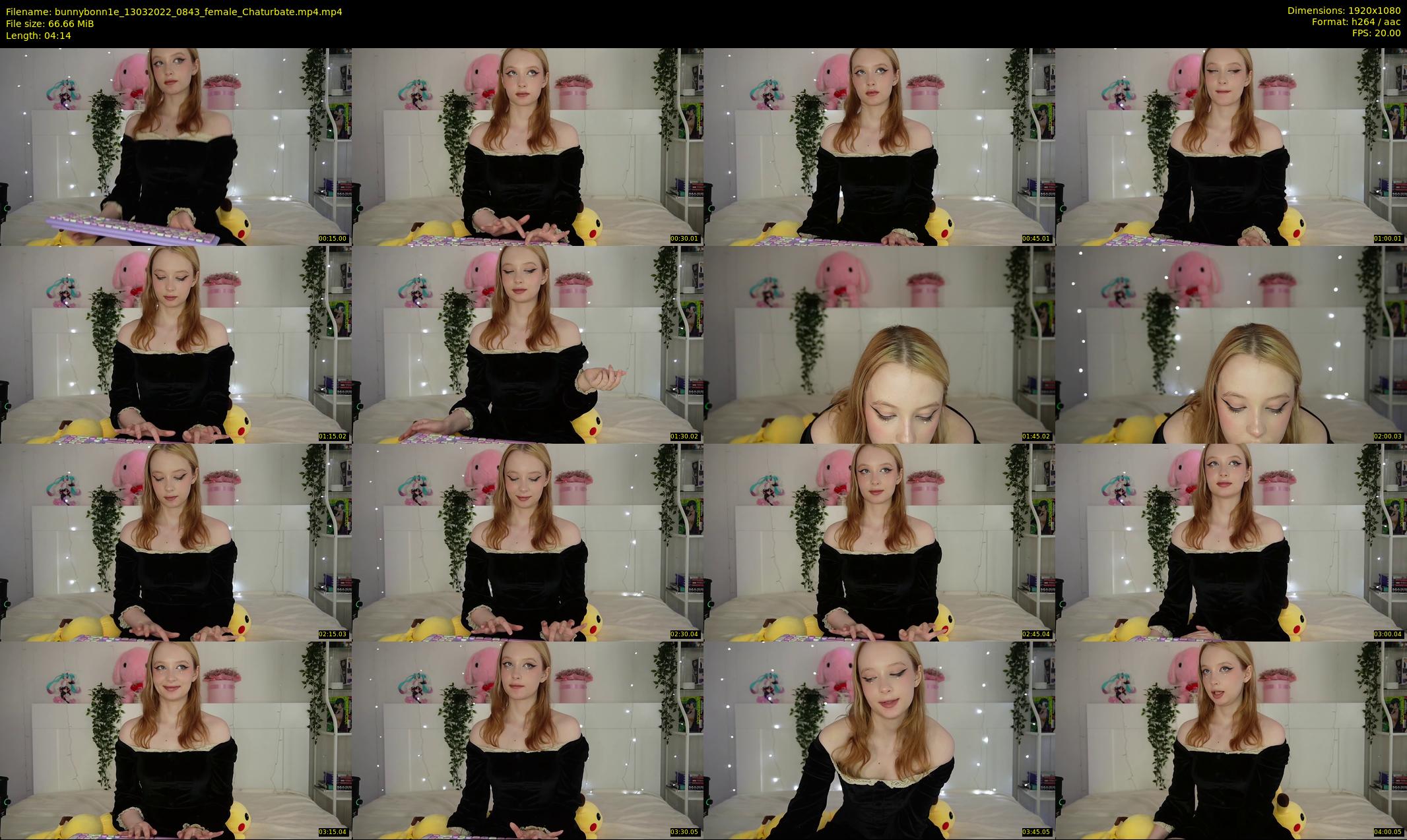 bunnybonn1e — 5 minute Chaturbate female cam show recording, 1080p, Mar 13, 2022