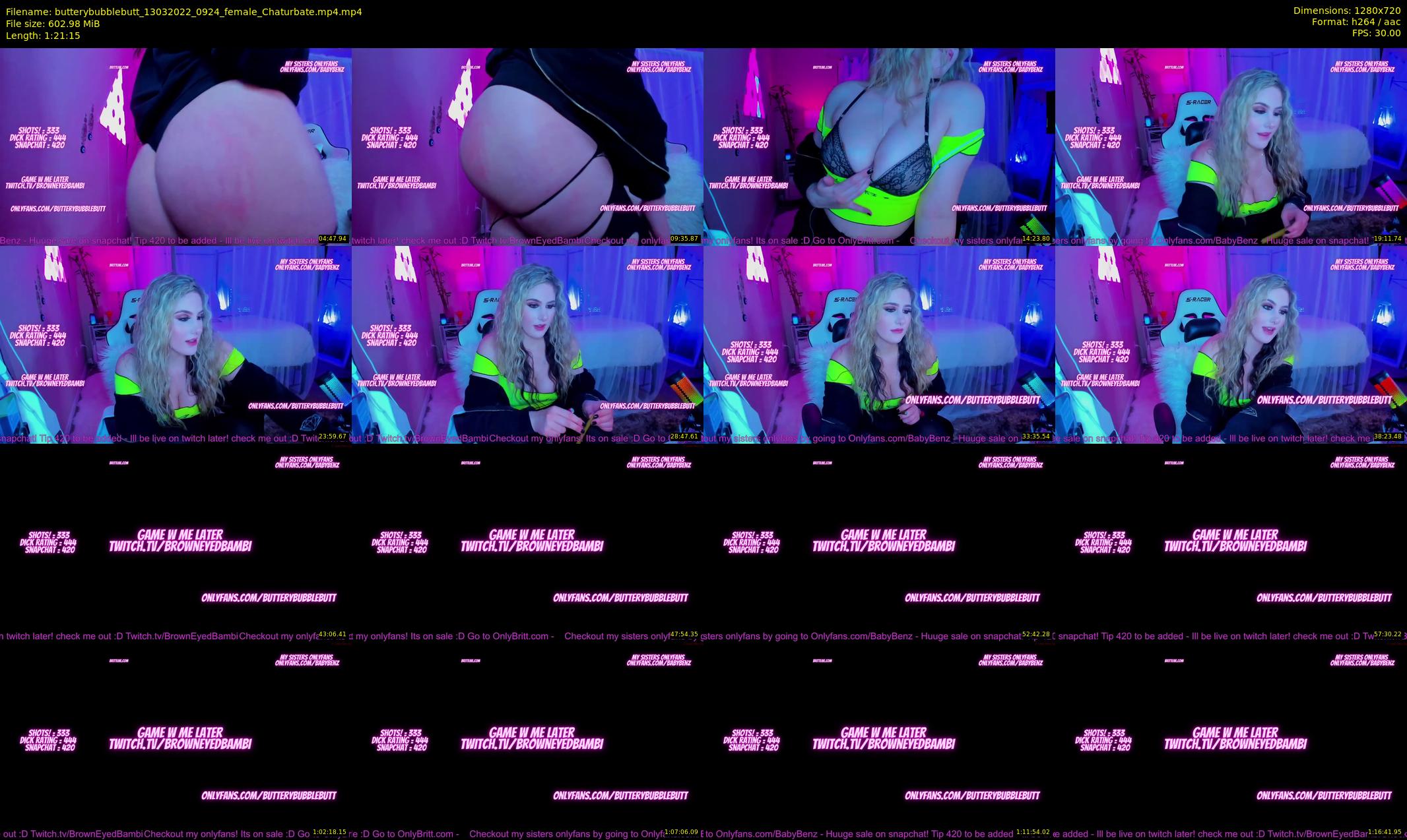 butterybubblebutt — 82 minute Chaturbate couple cam show recording, 720p, Mar 13, 2022