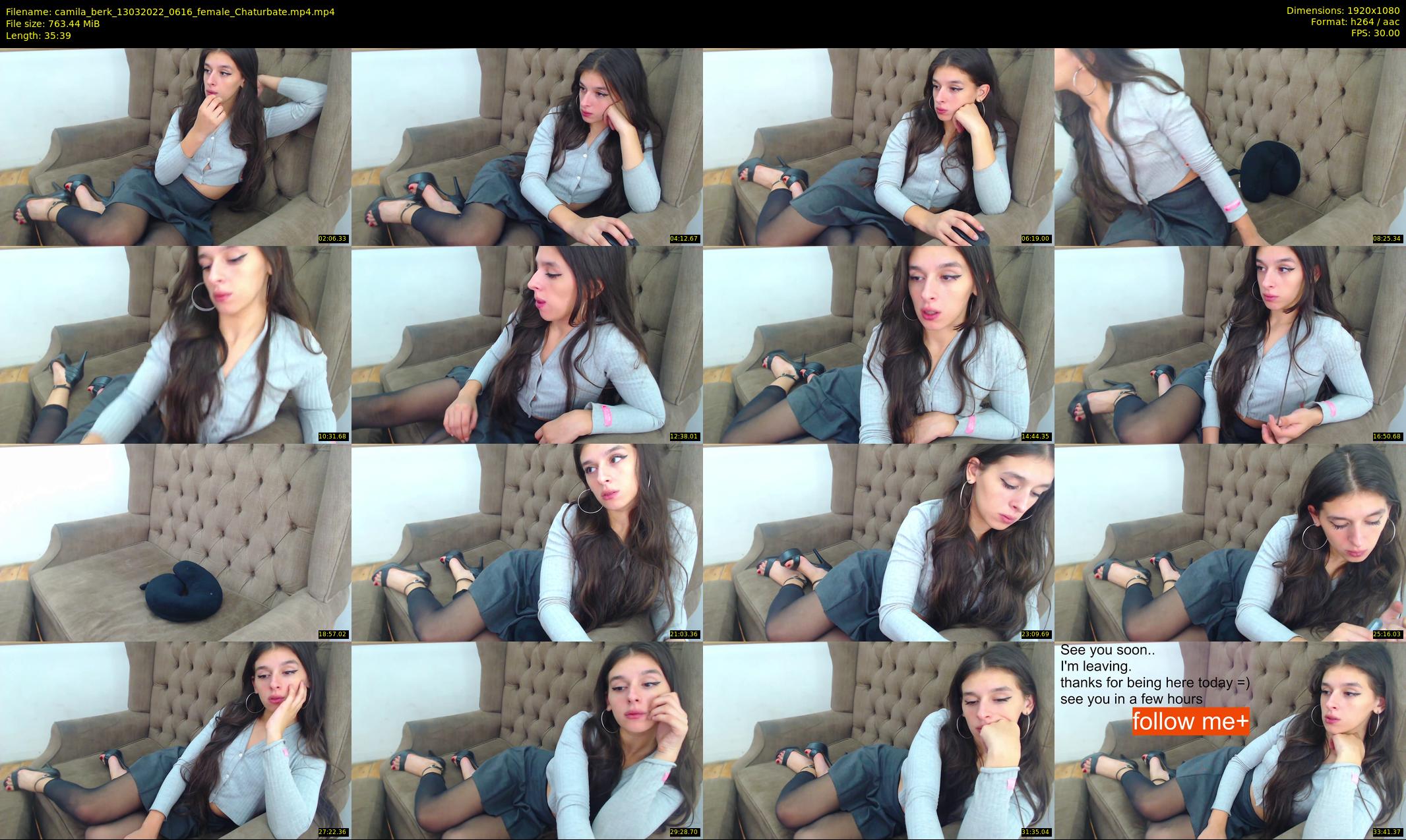 camila_berk — 36 minute Chaturbate female cam show recording, 1080p, Mar 13, 2022