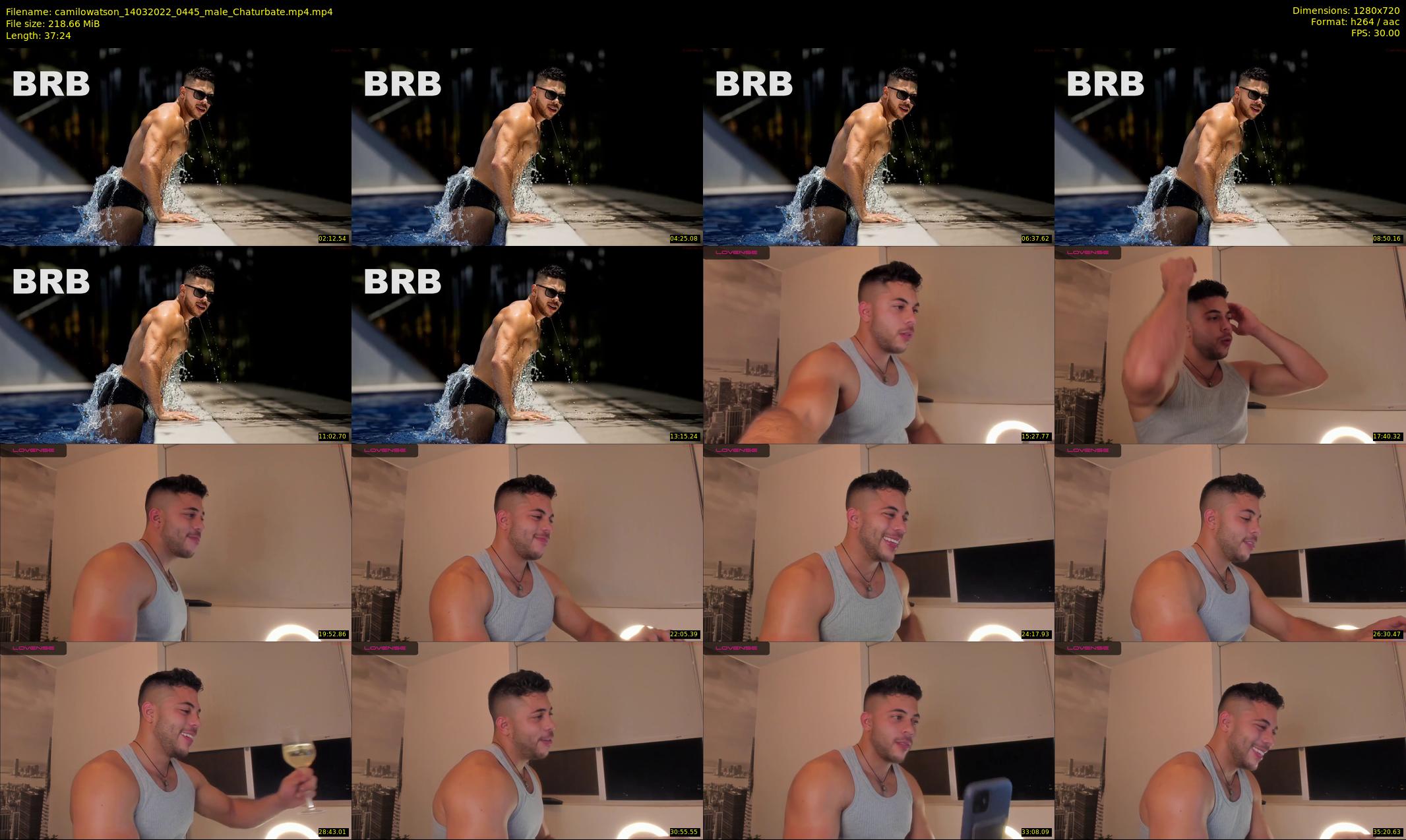 camilowatson — 38 minute Chaturbate male cam show recording, 720p, Mar 14, 2022