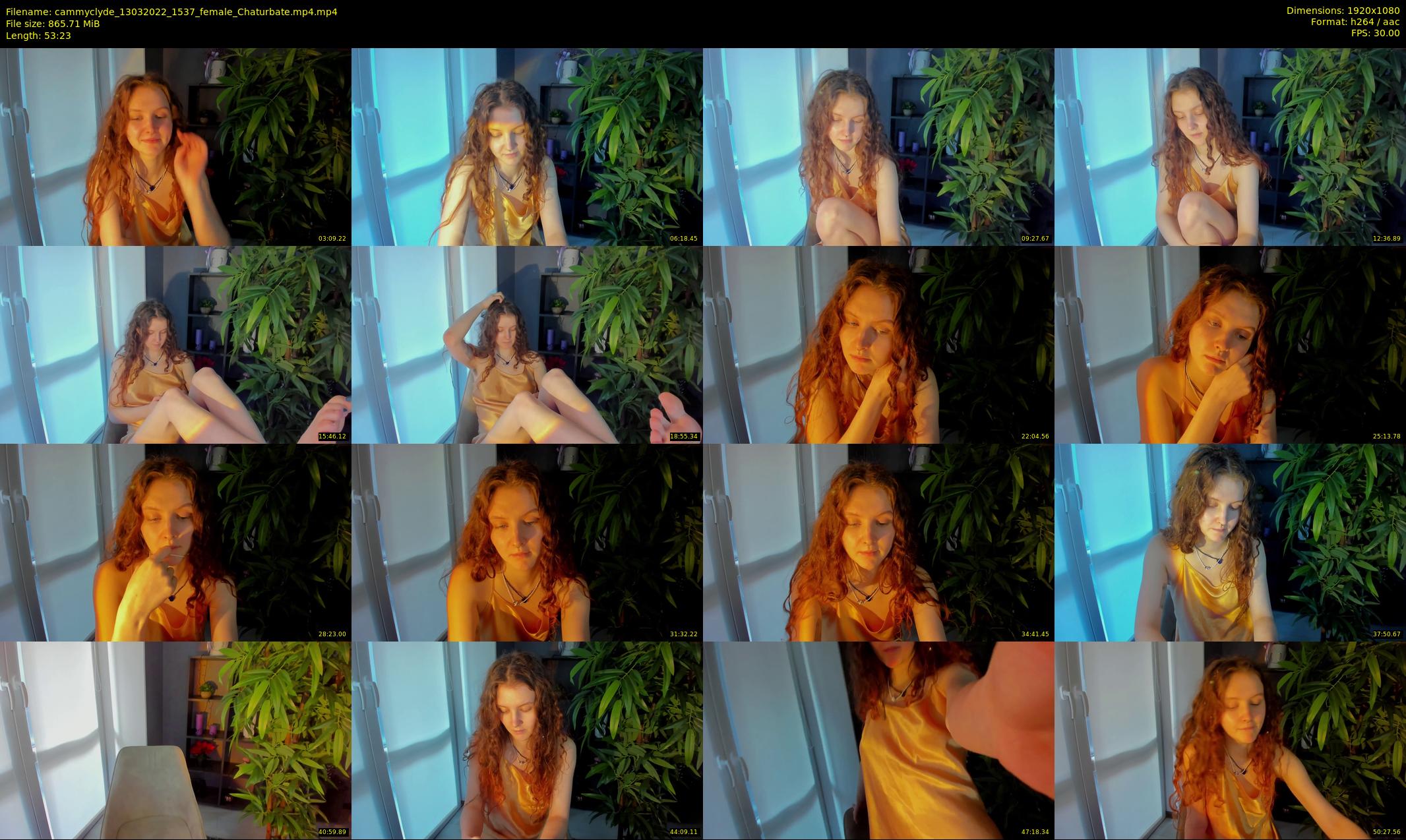 cammyclyde — 54 minute Chaturbate female cam show recording, 1080p, Mar 13, 2022