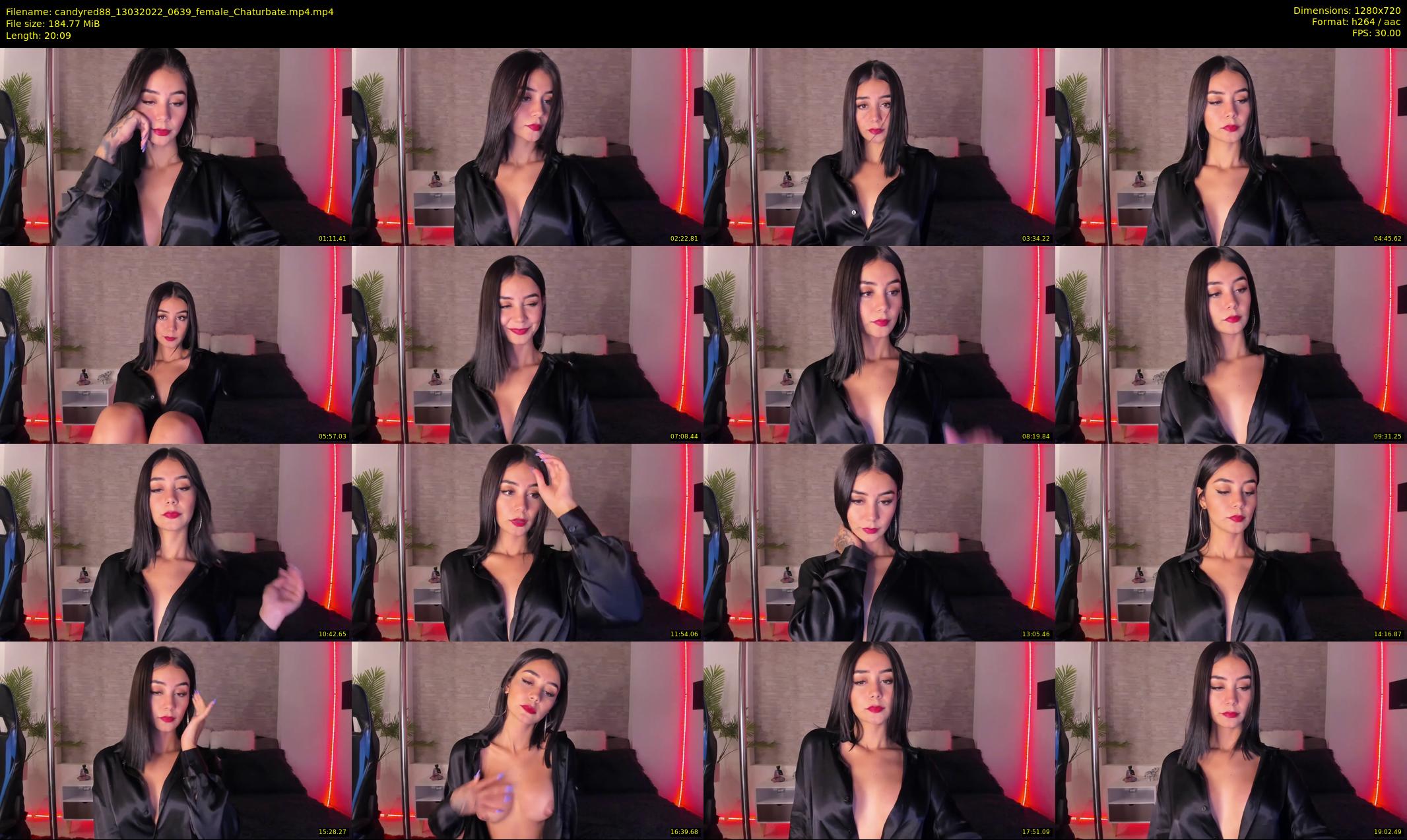 candyred88 — 21 minute Chaturbate female cam show recording, 720p, Mar 13, 2022