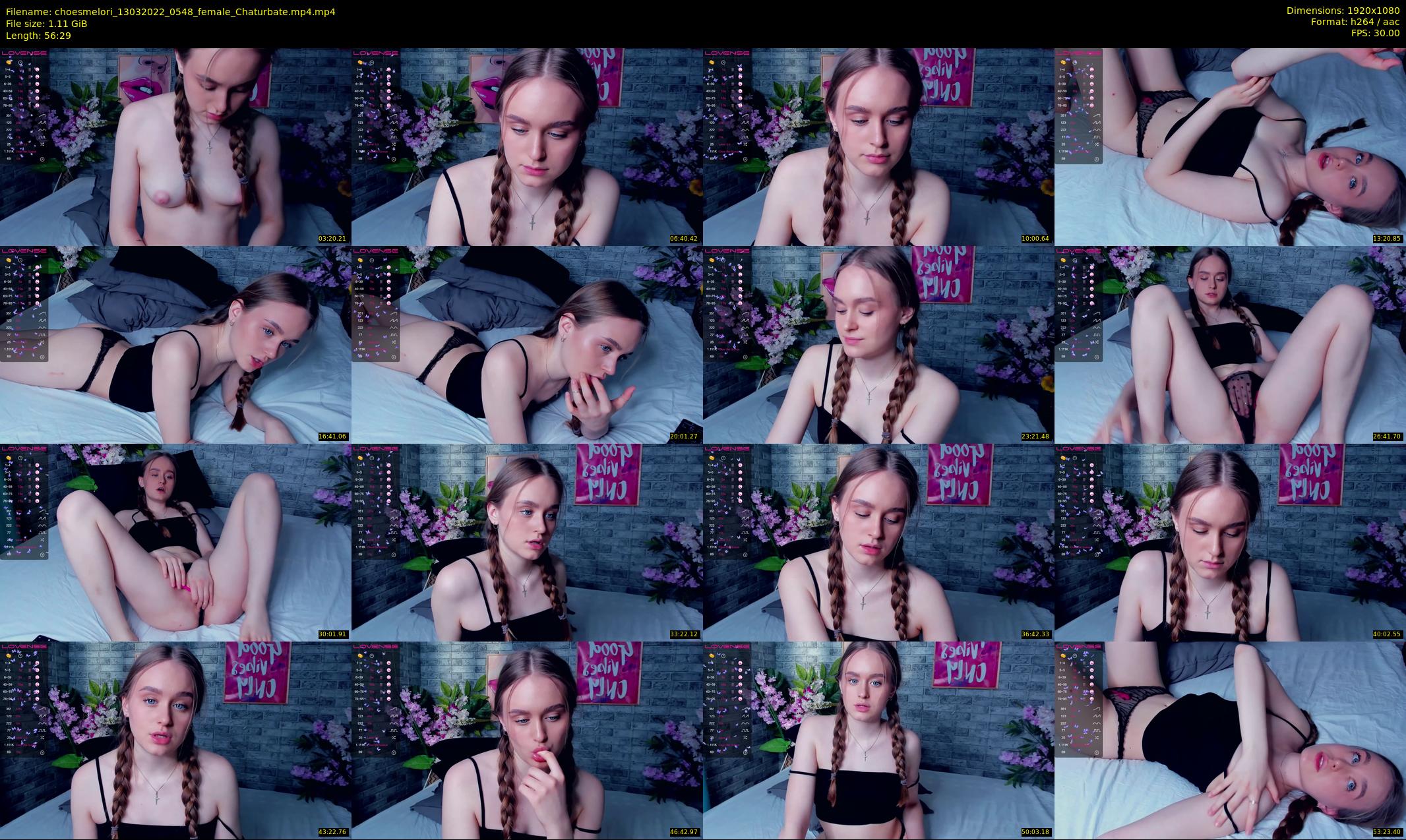 choesmelori — 57 minute Chaturbate couple cam show recording, 1080p, Mar 13, 2022