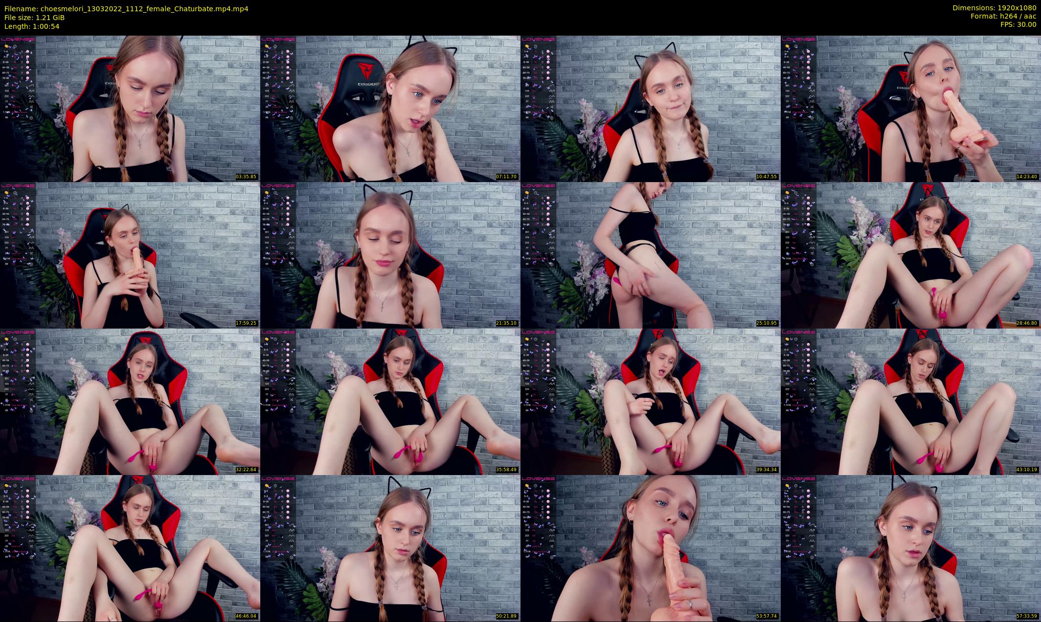 choesmelori — 61 minute Chaturbate couple cam show recording, 1080p, Mar 13, 2022