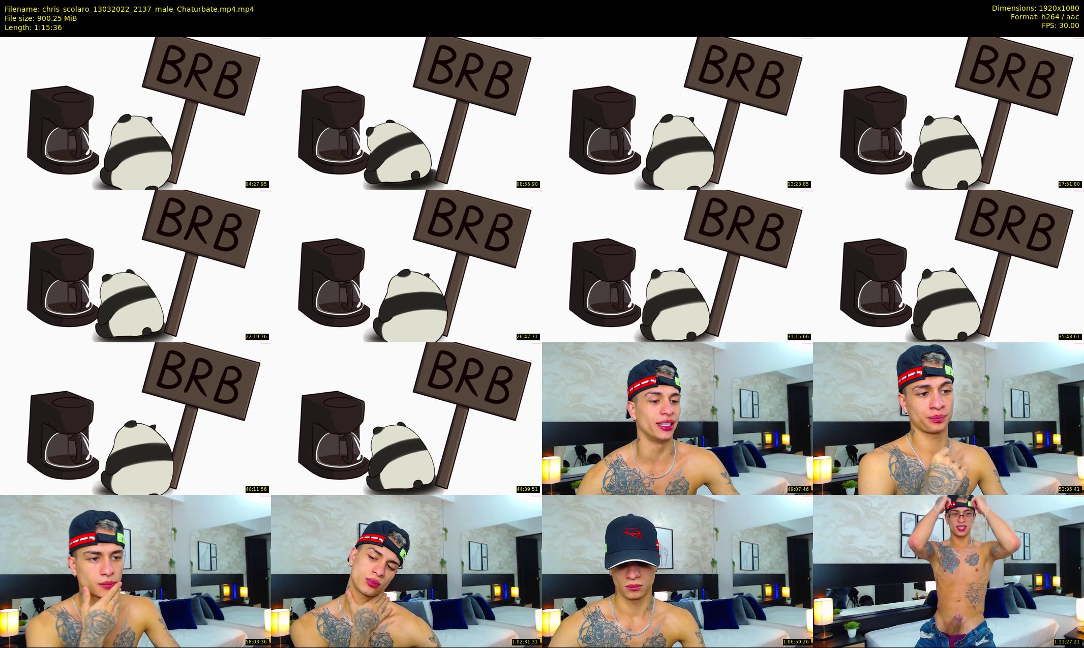 chris_scolaro — 76 minute Chaturbate male cam show recording, 1080p, Mar 13, 2022
