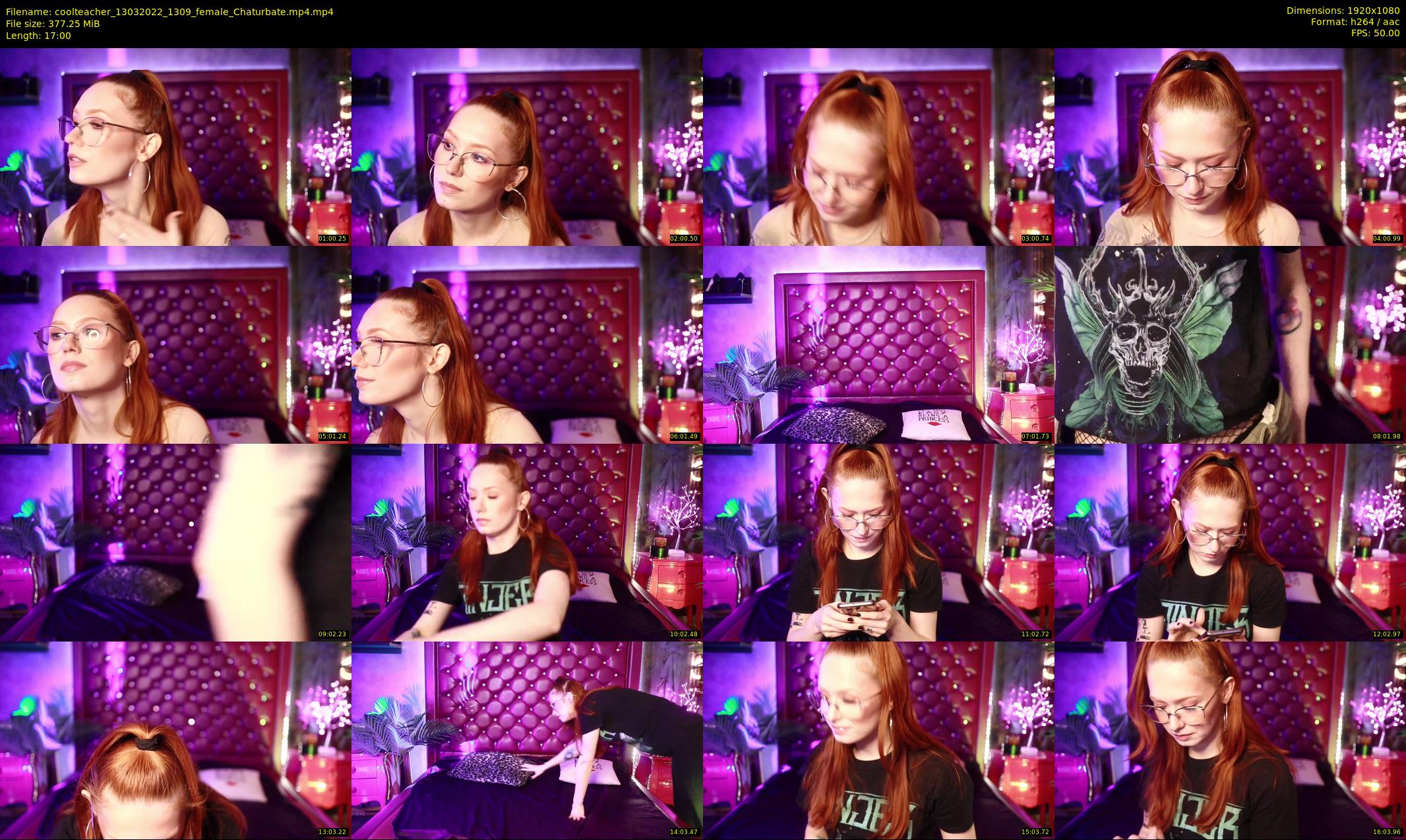 coolteacher — 17 minute Chaturbate female cam show recording, 1080p, Mar 13, 2022