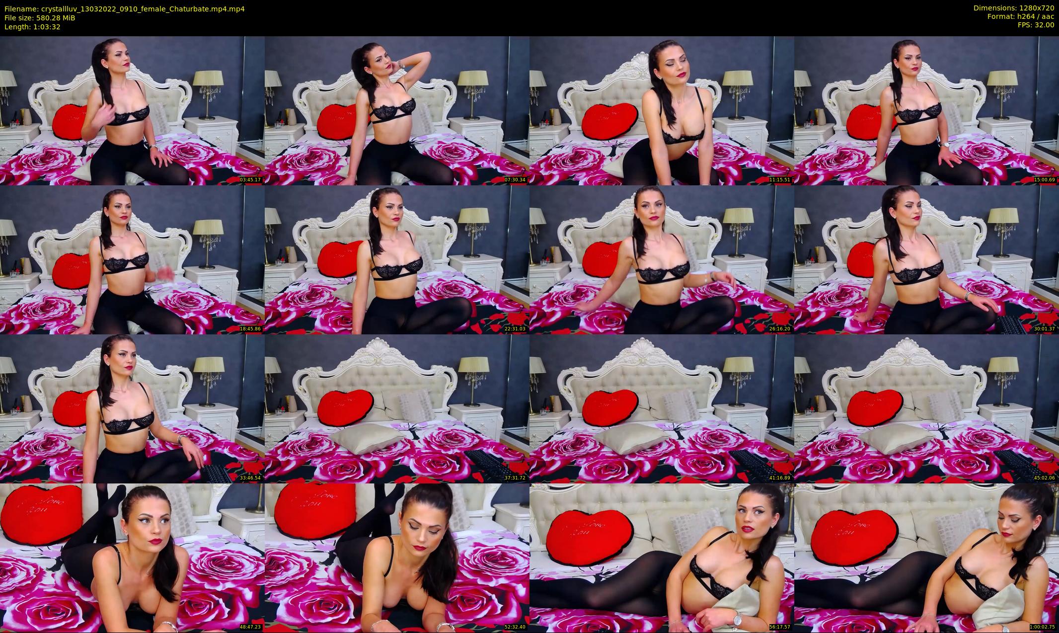 crystallluv — 64 minute Chaturbate female cam show recording, 720p, Mar 13, 2022