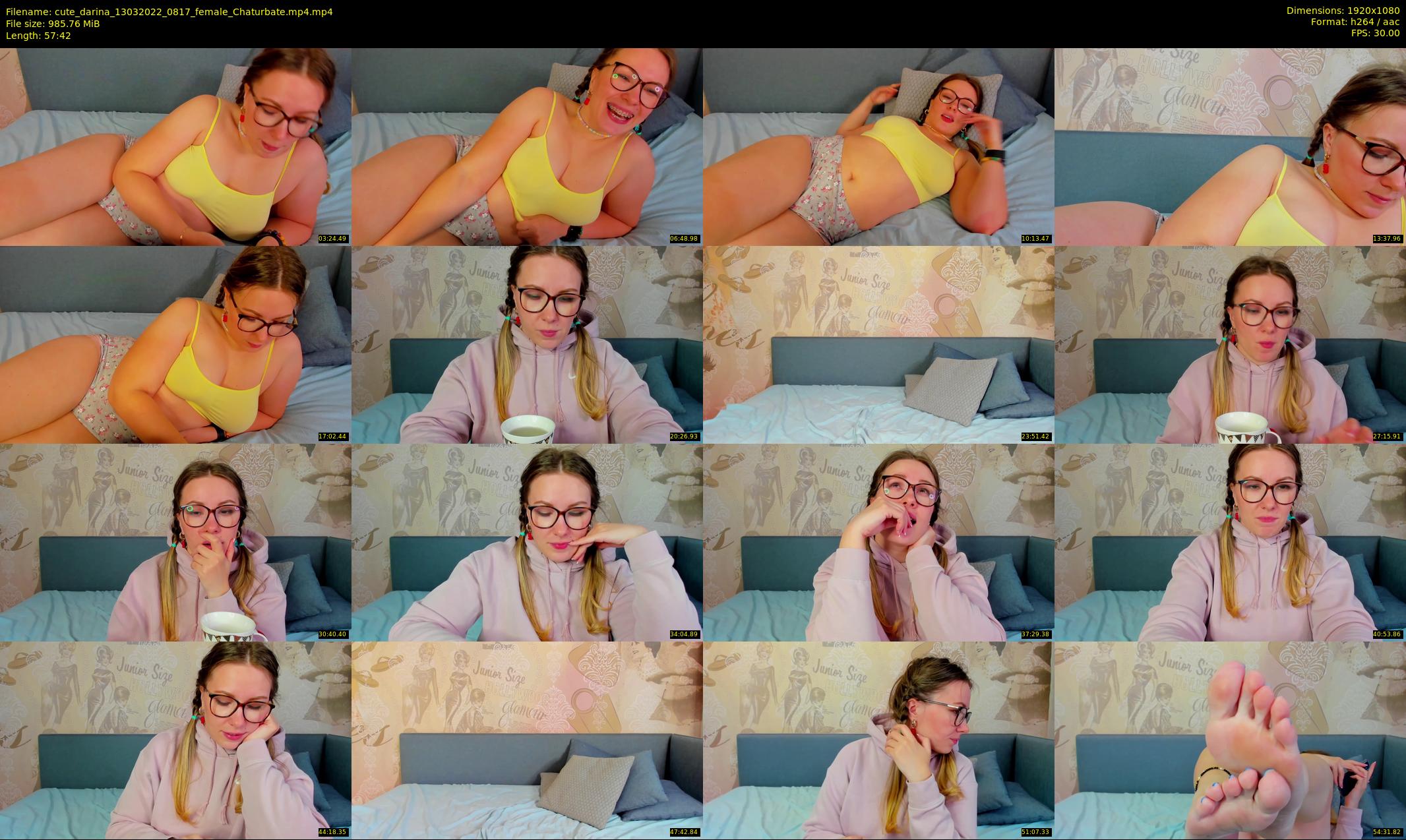 cute_darina — 58 minute Chaturbate female cam show recording, 1080p, Mar 13, 2022