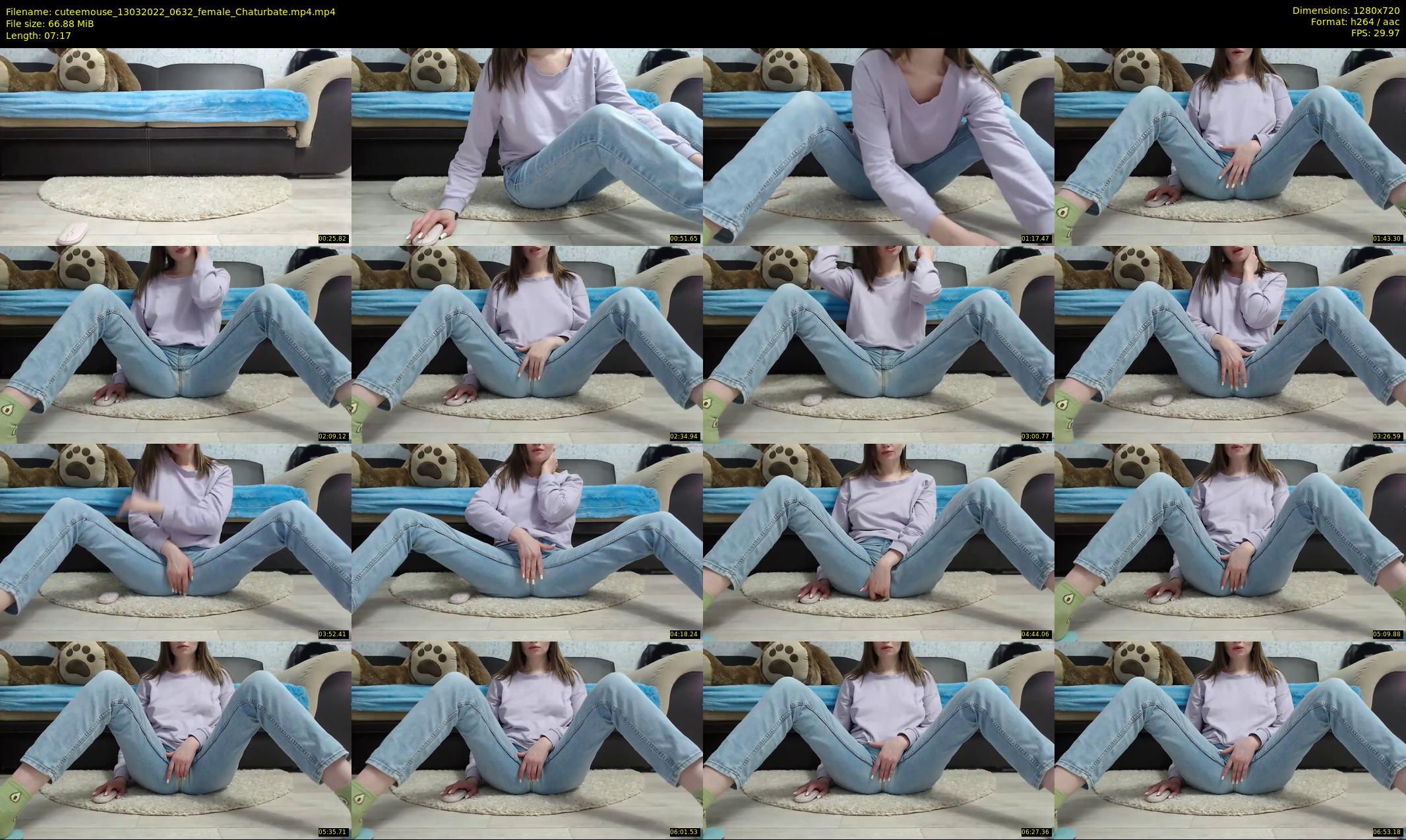 cuteemouse — 8 minute Chaturbate female cam show recording, 720p, Mar 13, 2022