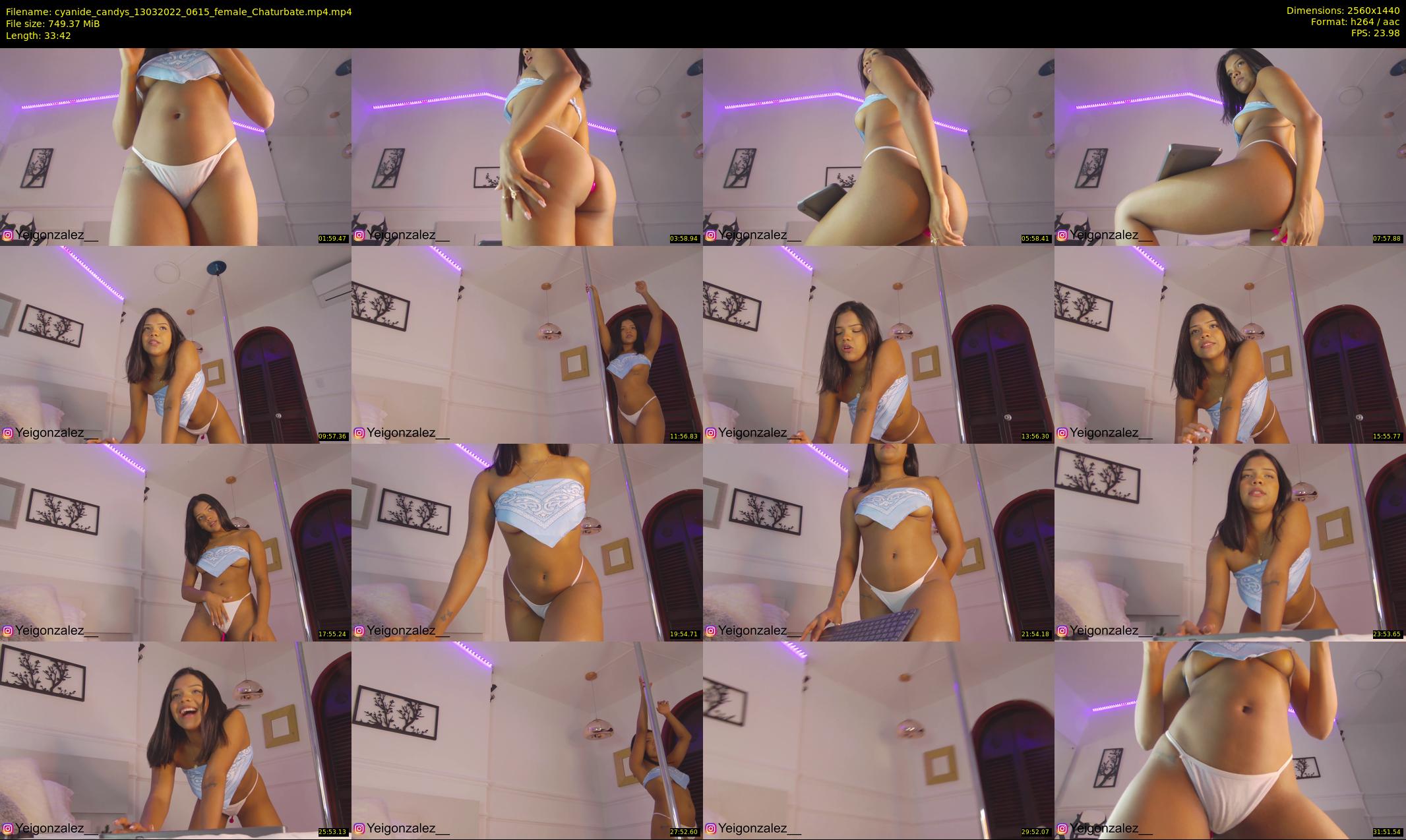 cyanide_candys — 34 minute Chaturbate female cam show recording, 1080p, Mar 13, 2022