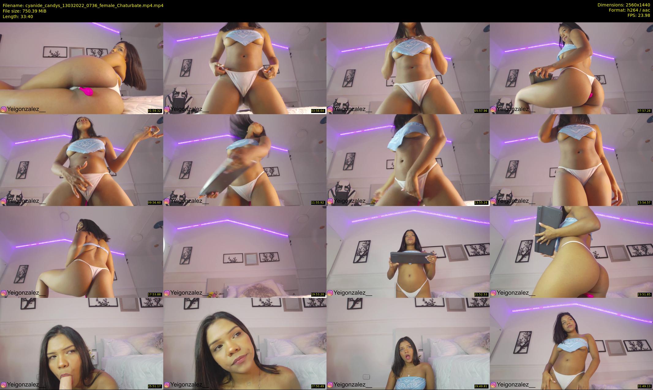 cyanide_candys — 34 minute Chaturbate female cam show recording, 1080p, Mar 13, 2022