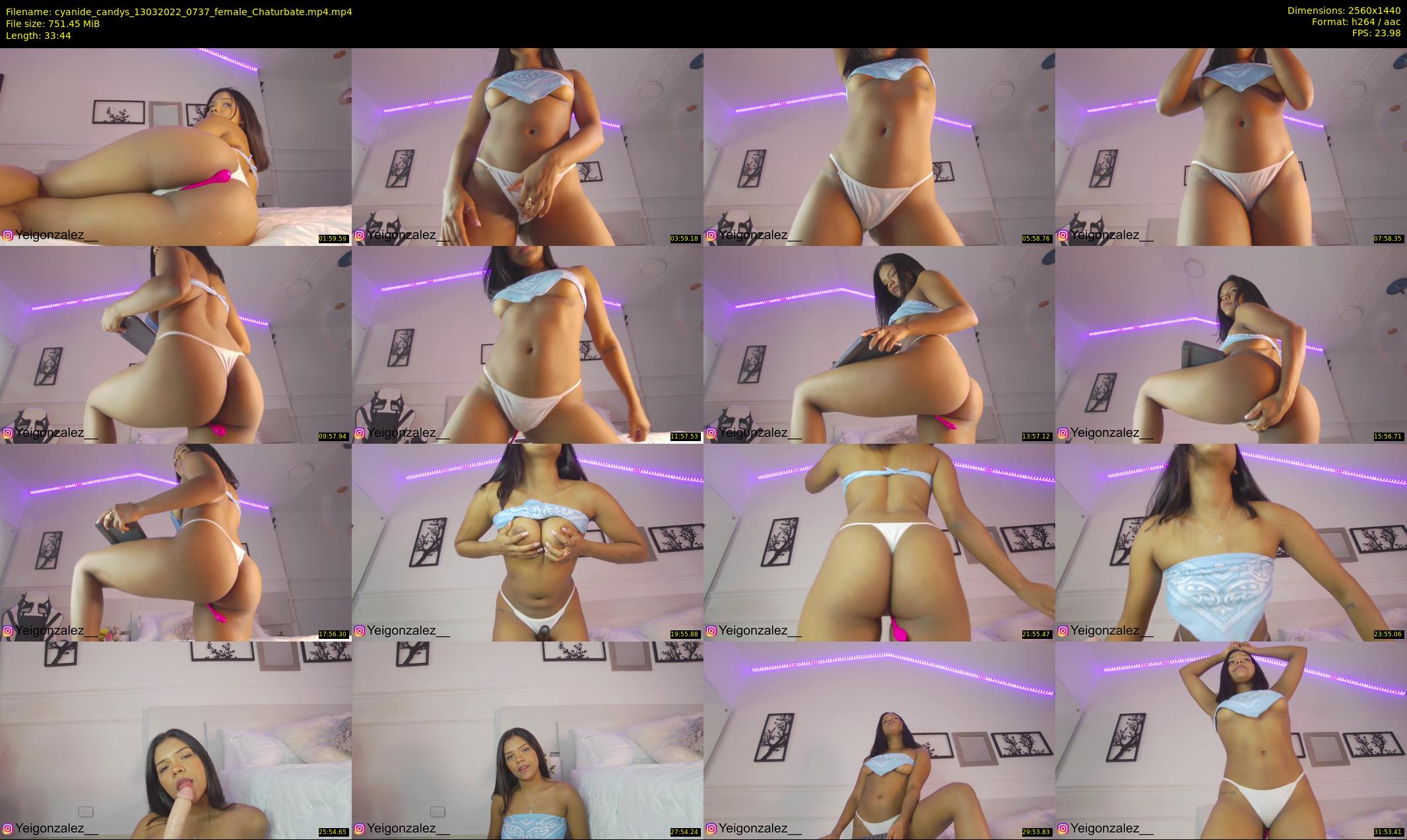 cyanide_candys — 34 minute Chaturbate female cam show recording, 1080p, Mar 13, 2022
