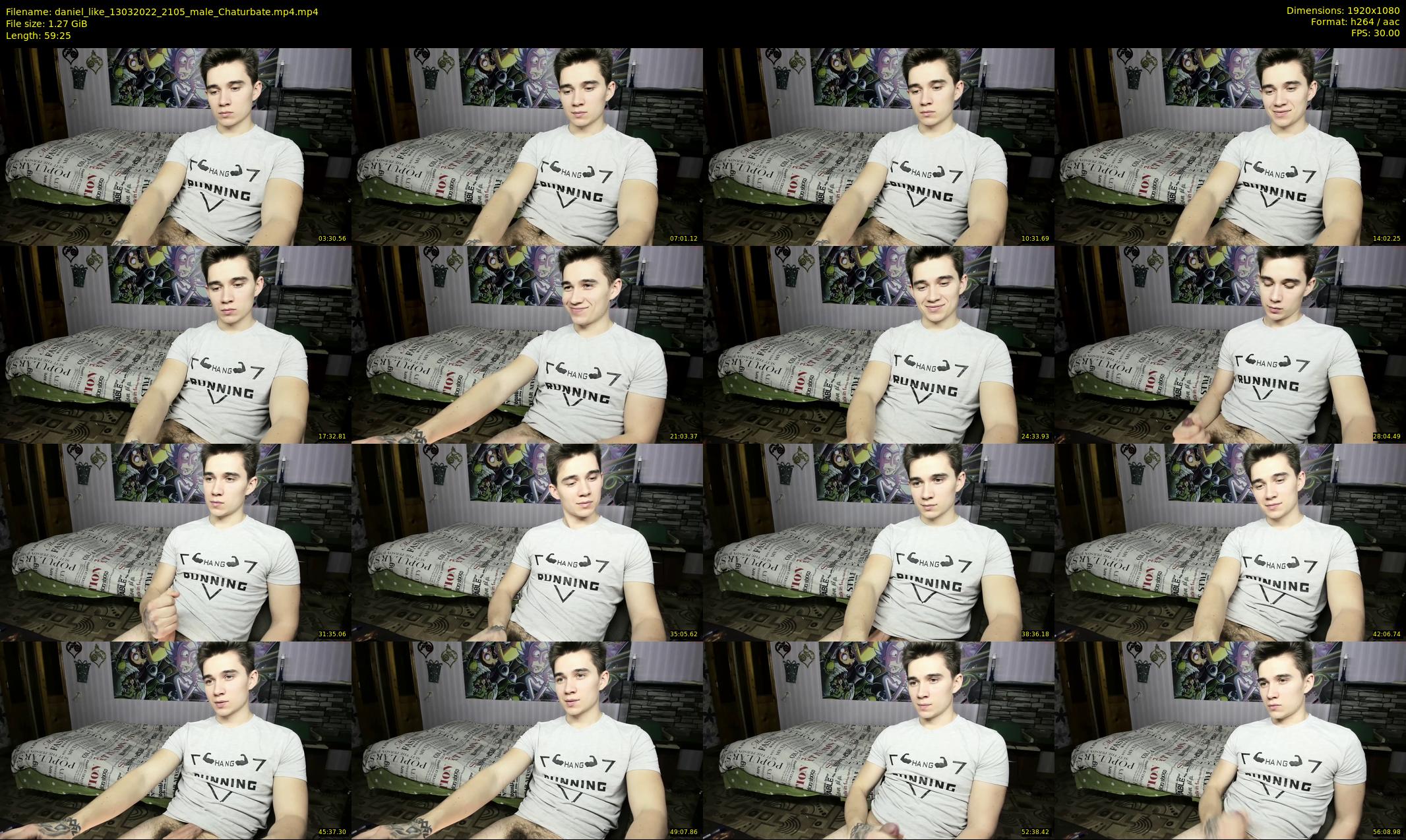 daniel_like — 60 minute Chaturbate male cam show recording, 1080p, Mar 13, 2022