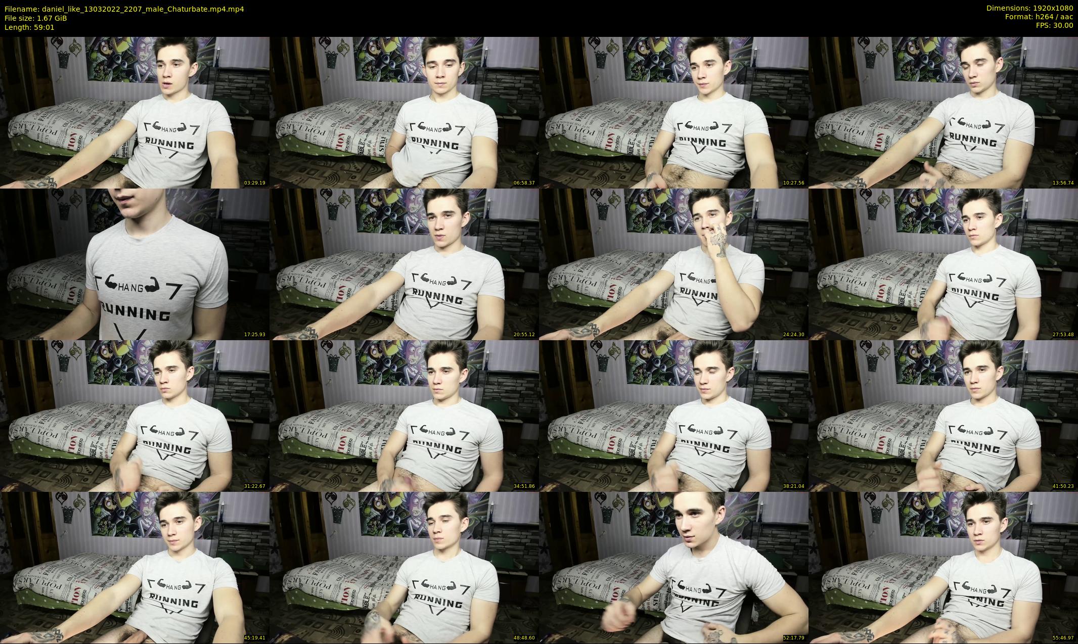 daniel_like — 60 minute Chaturbate male cam show recording, 1080p, Mar 13, 2022