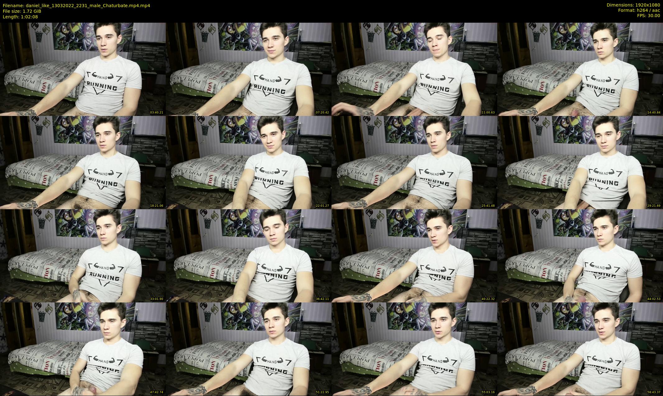 daniel_like — 63 minute Chaturbate male cam show recording, 1080p, Mar 13, 2022
