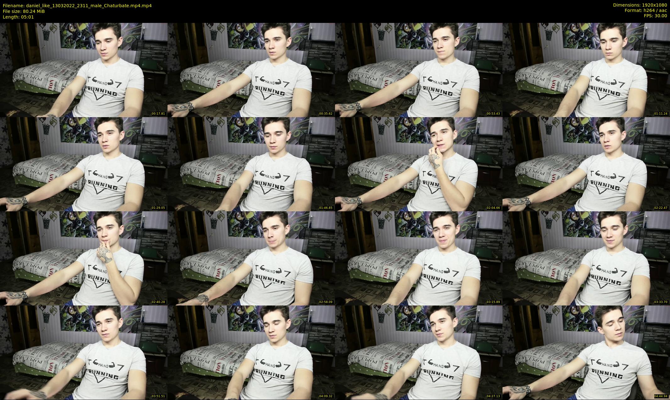 daniel_like — 6 minute Chaturbate male cam show recording, 1080p, Mar 13, 2022