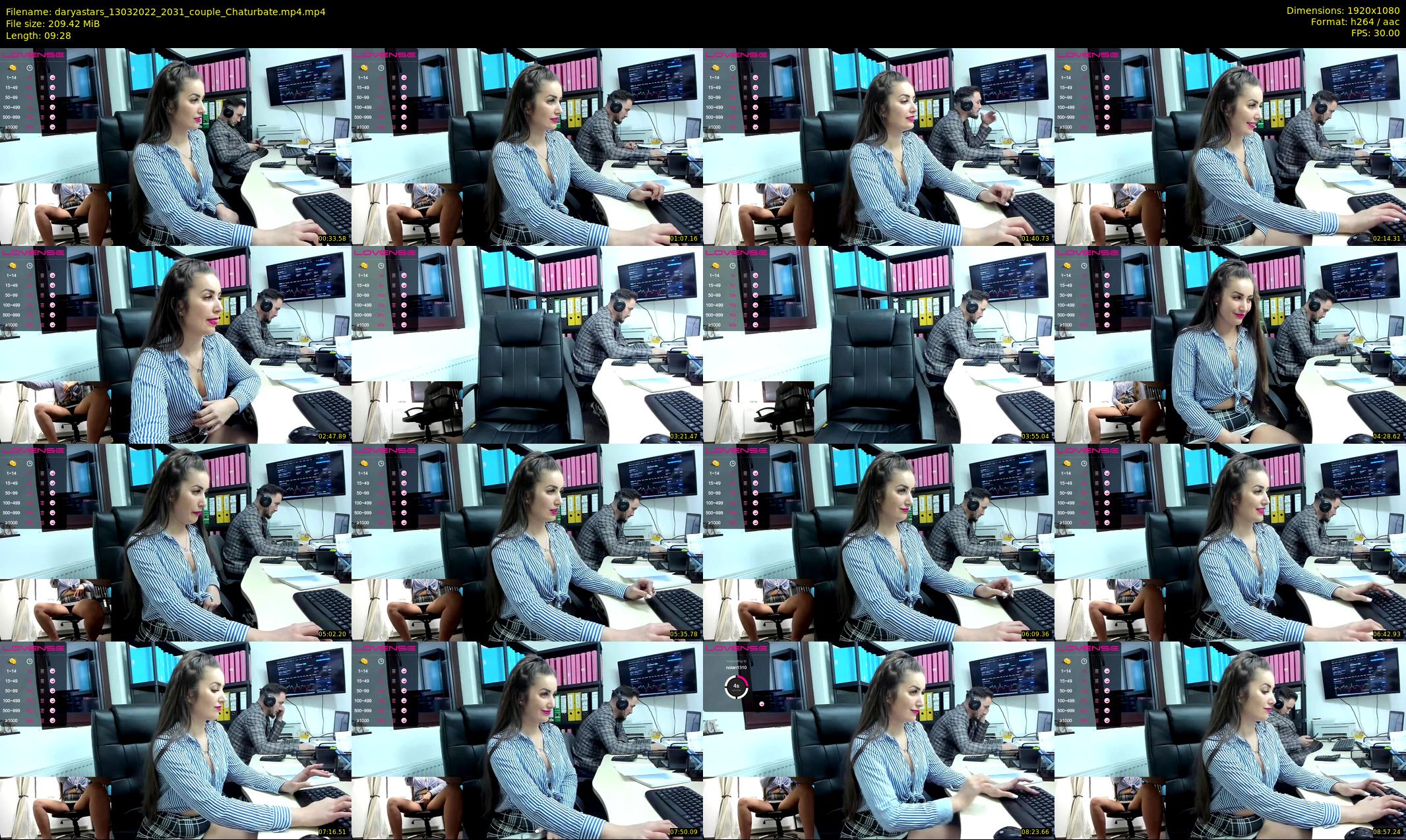 daryastars — 10 minute Chaturbate couple cam show recording, 1080p, Mar 13, 2022