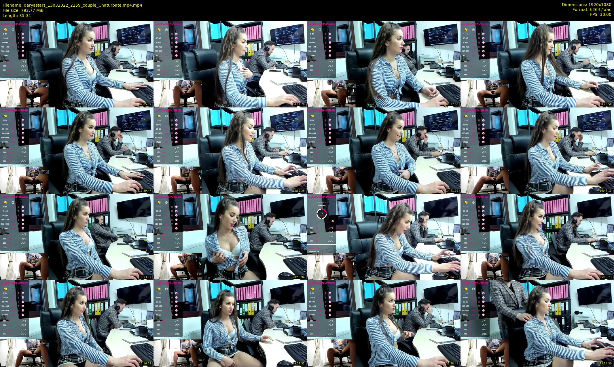 daryastars — 36 minute Chaturbate couple cam show recording, 1080p, Mar 13, 2022