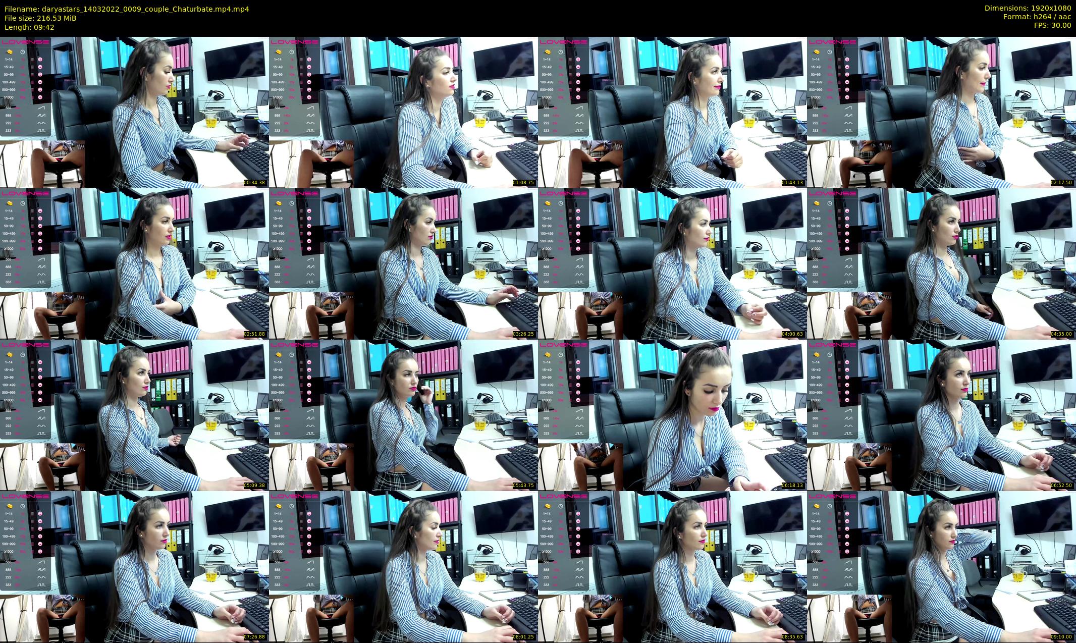 daryastars — 10 minute Chaturbate couple cam show recording, 1080p, Mar 14, 2022