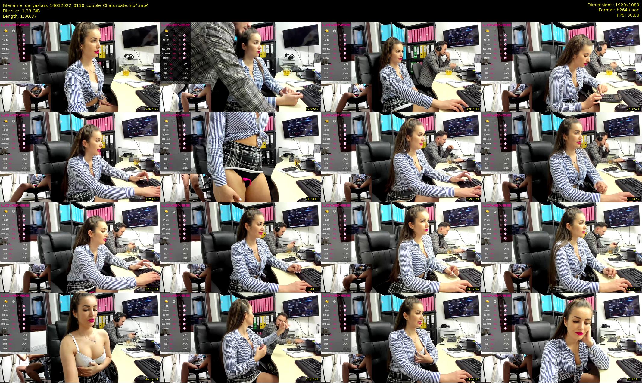 daryastars — 61 minute Chaturbate couple cam show recording, 1080p, Mar 14, 2022