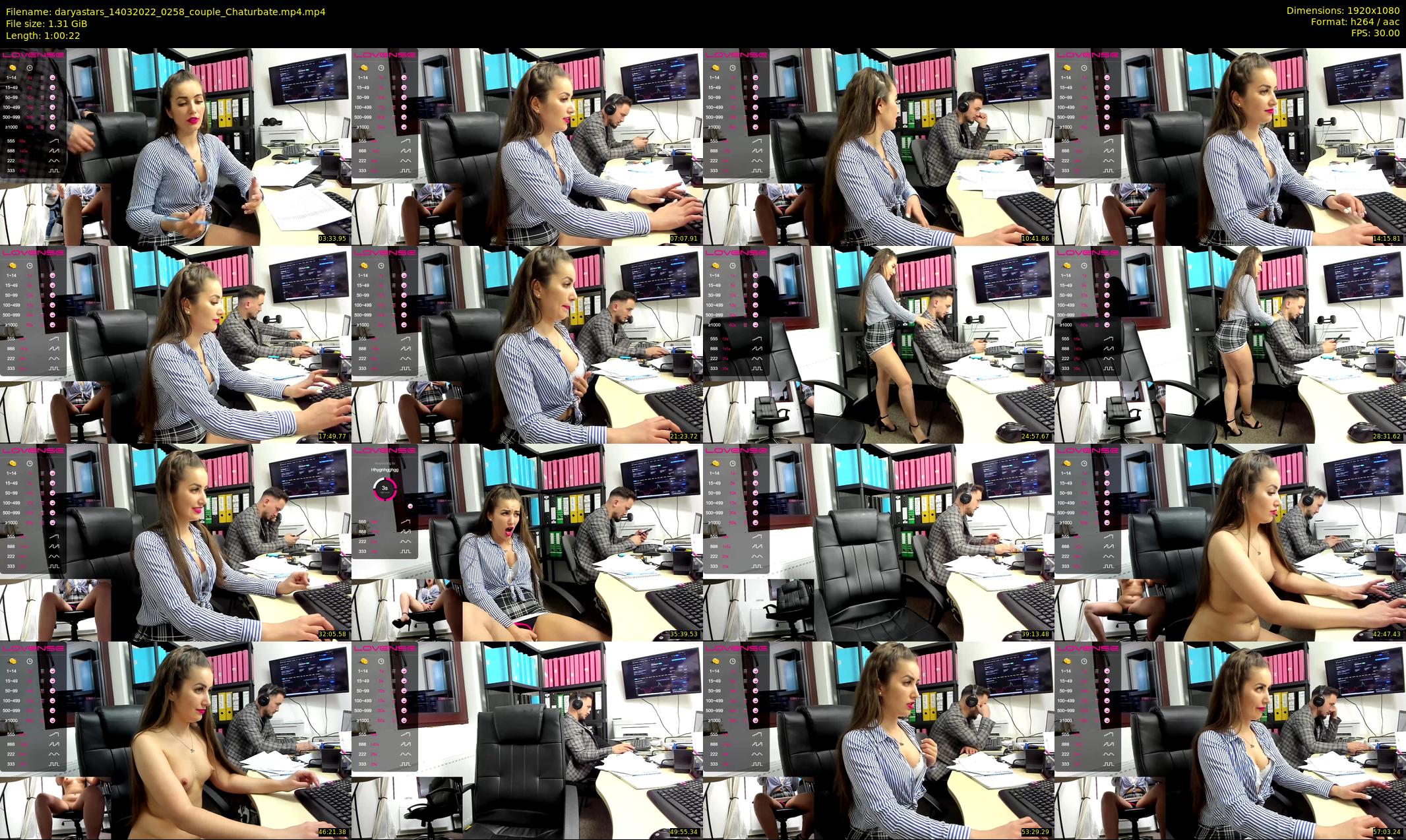 daryastars — 61 minute Chaturbate couple cam show recording, 1080p, Mar 14, 2022