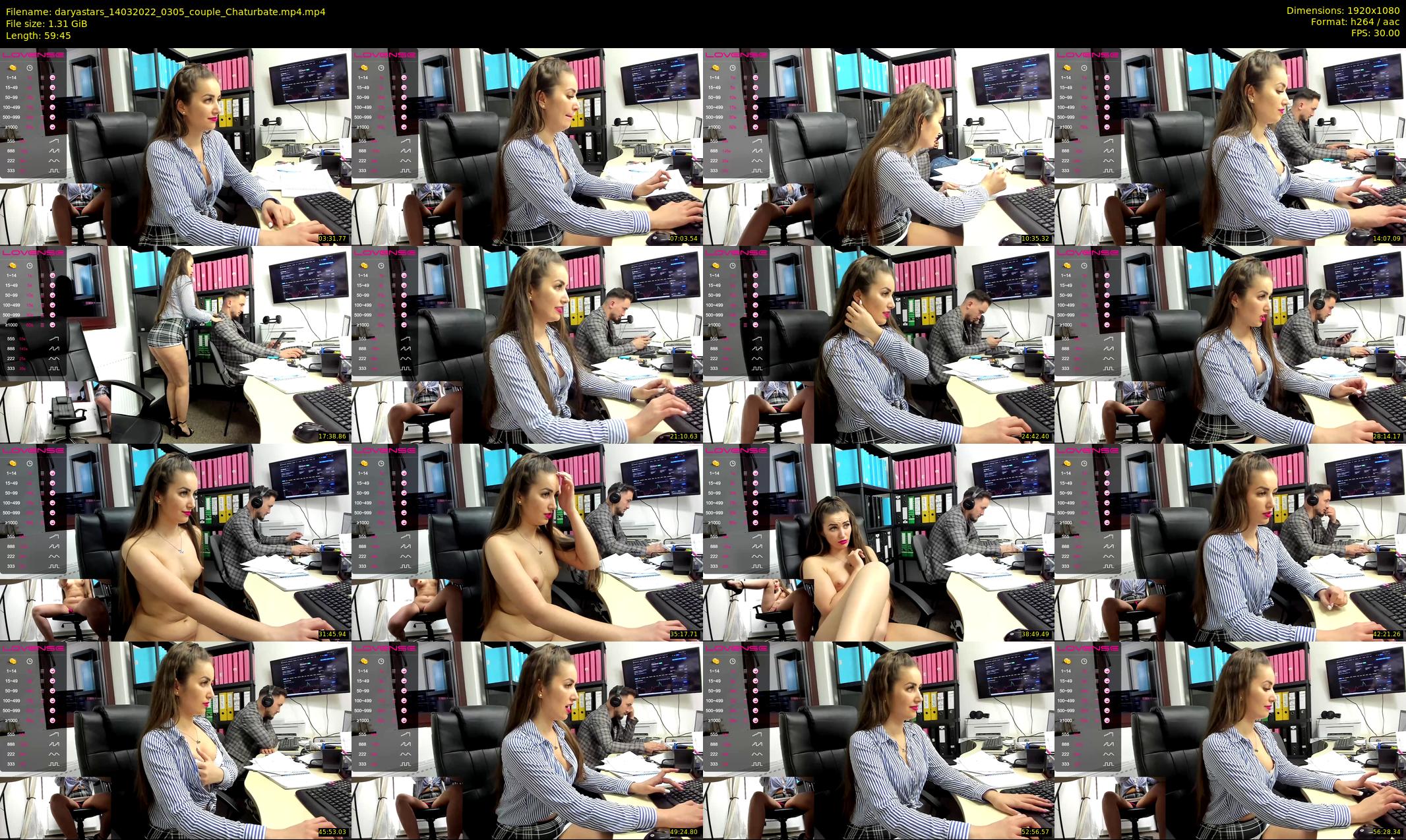 daryastars — 60 minute Chaturbate couple cam show recording, 1080p, Mar 14, 2022