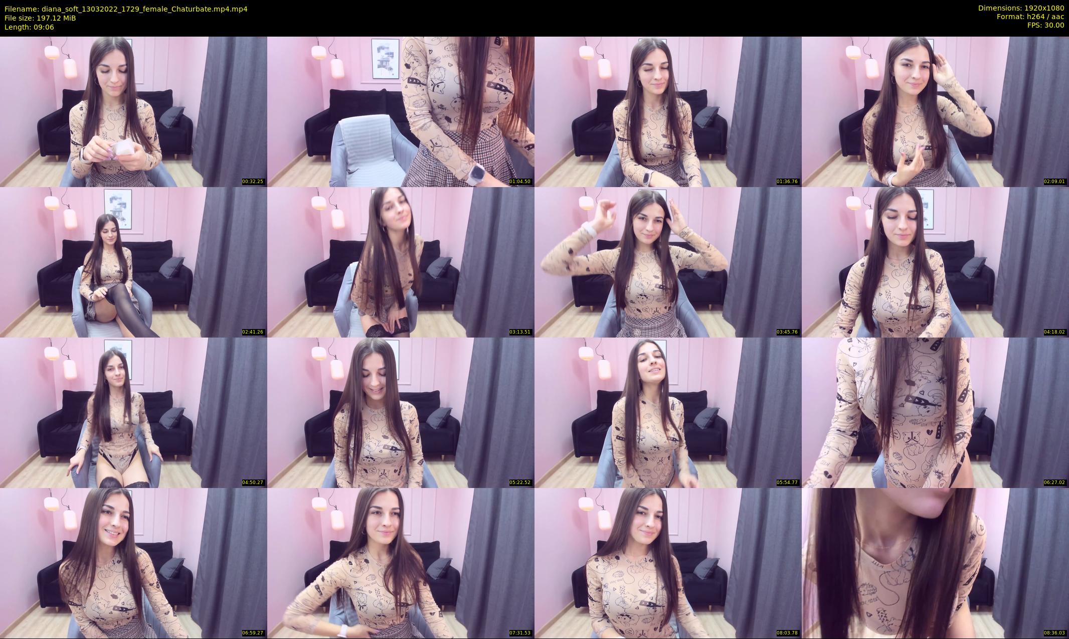 diana_soft — 10 minute Chaturbate female cam show recording, 1080p, Mar 13, 2022