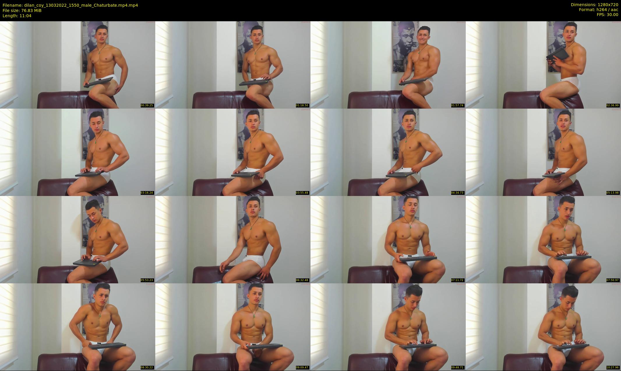 dilan_coy — 12 minute Chaturbate male cam show recording, 720p, Mar 13, 2022