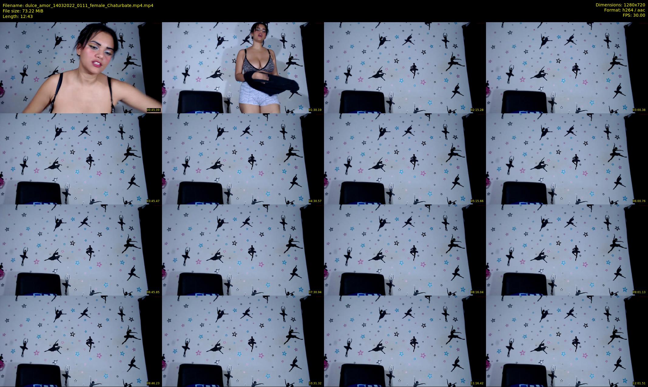 dulce_amor — 13 minute Chaturbate female cam show recording, 720p, Mar 14, 2022