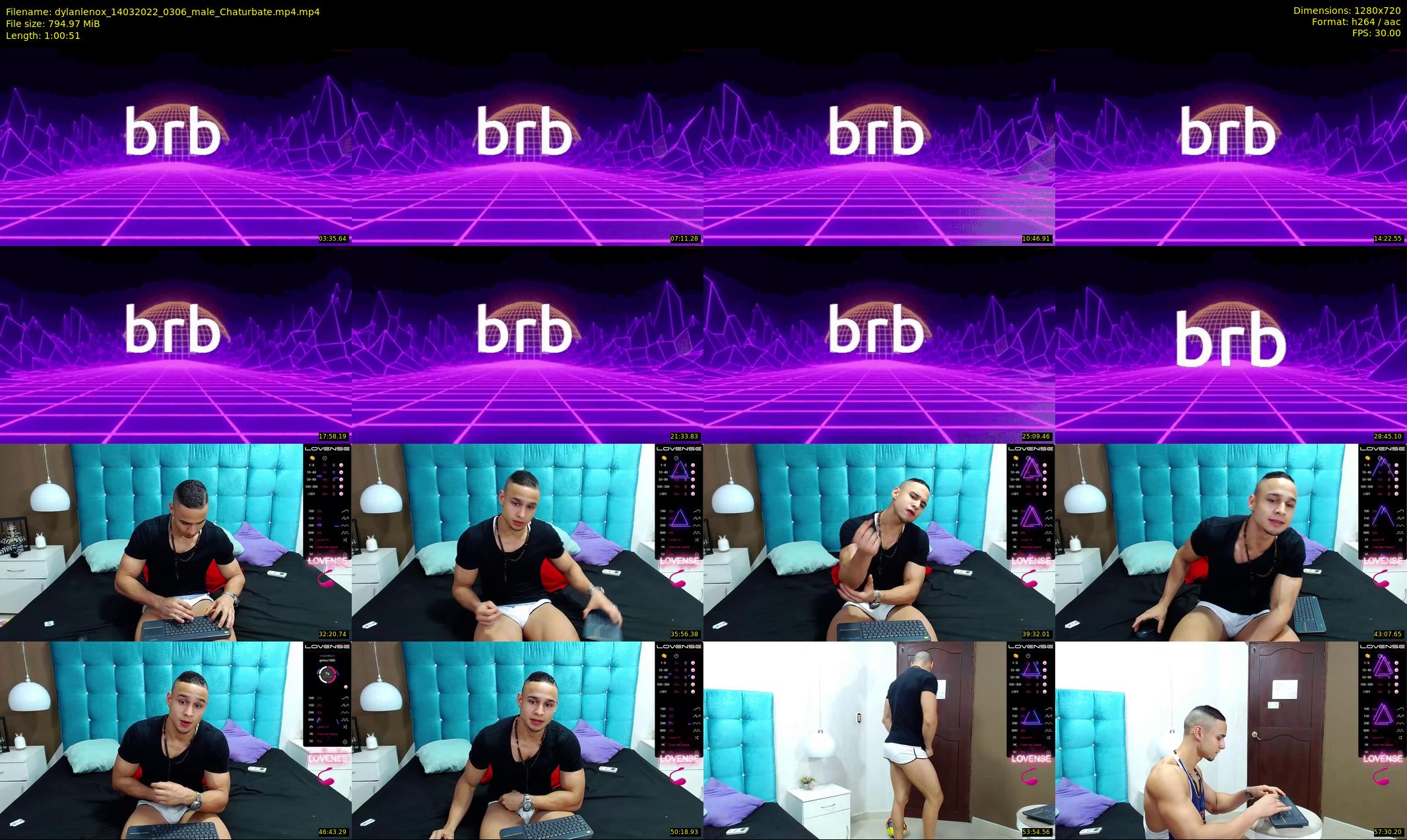 dylanlenox — 61 minute Chaturbate male cam show recording, 720p, Mar 14, 2022