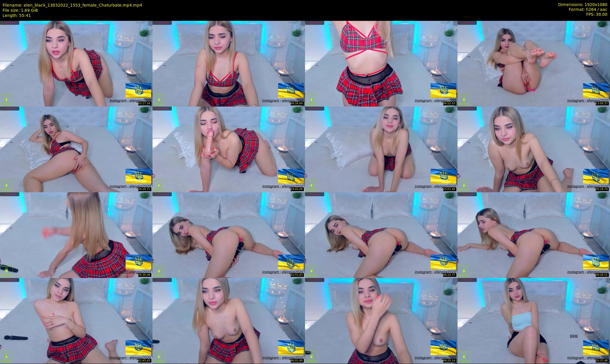 elen_black — 56 minute Chaturbate female cam show recording, 1080p, Mar 13, 2022