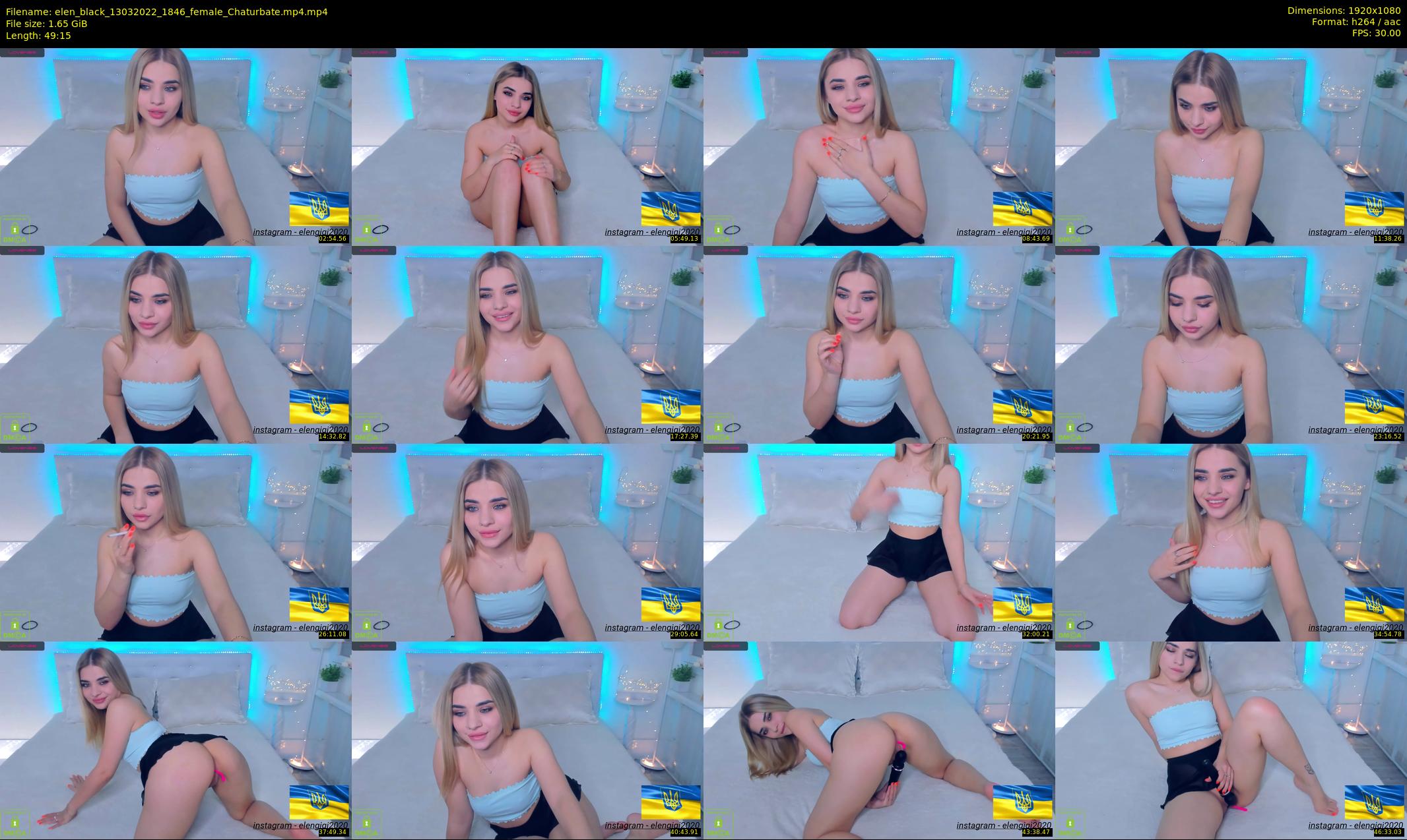 elen_black — 50 minute Chaturbate female cam show recording, 1080p, Mar 13, 2022