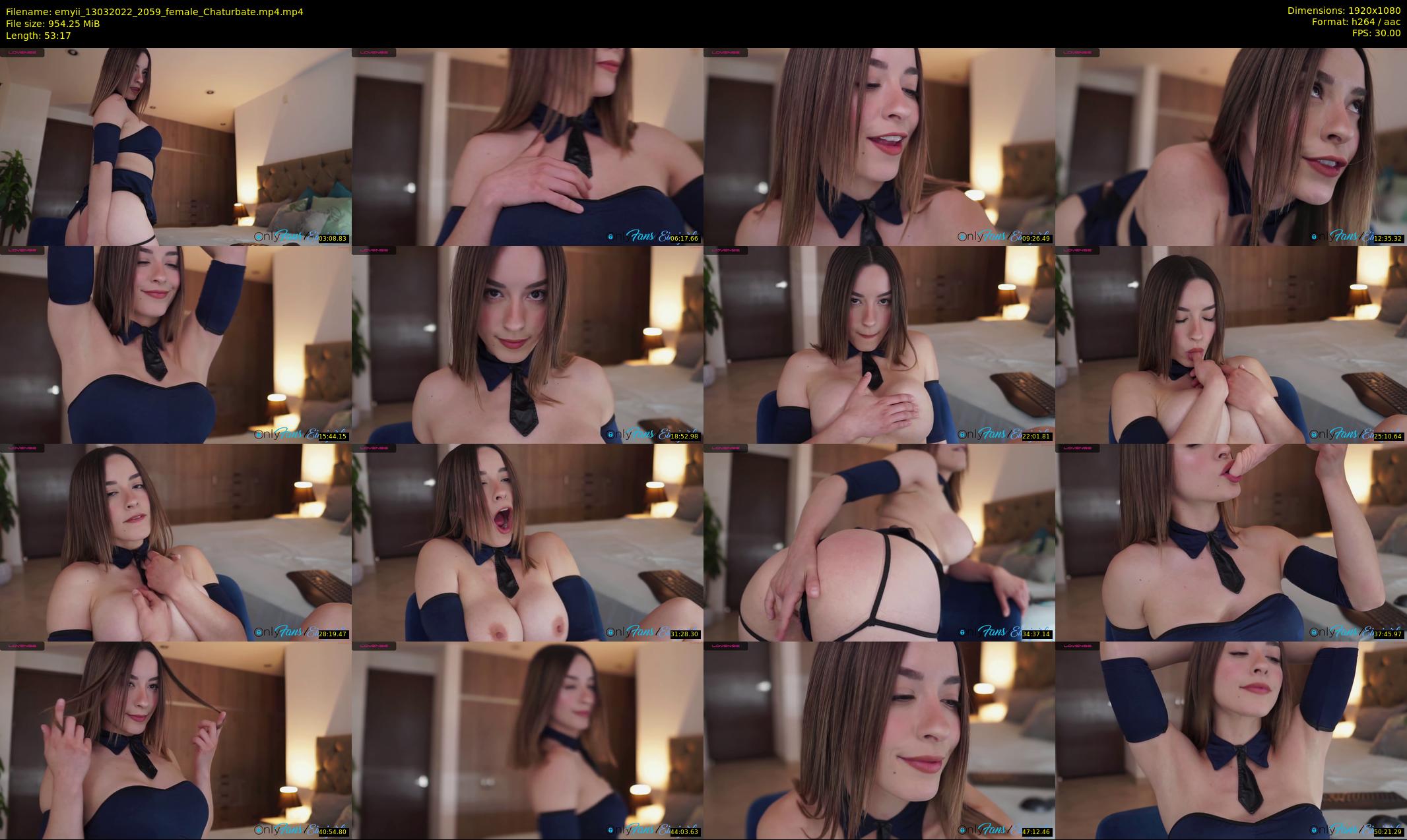 emyii — 54 minute Chaturbate female cam show recording, 1080p, Mar 13, 2022
