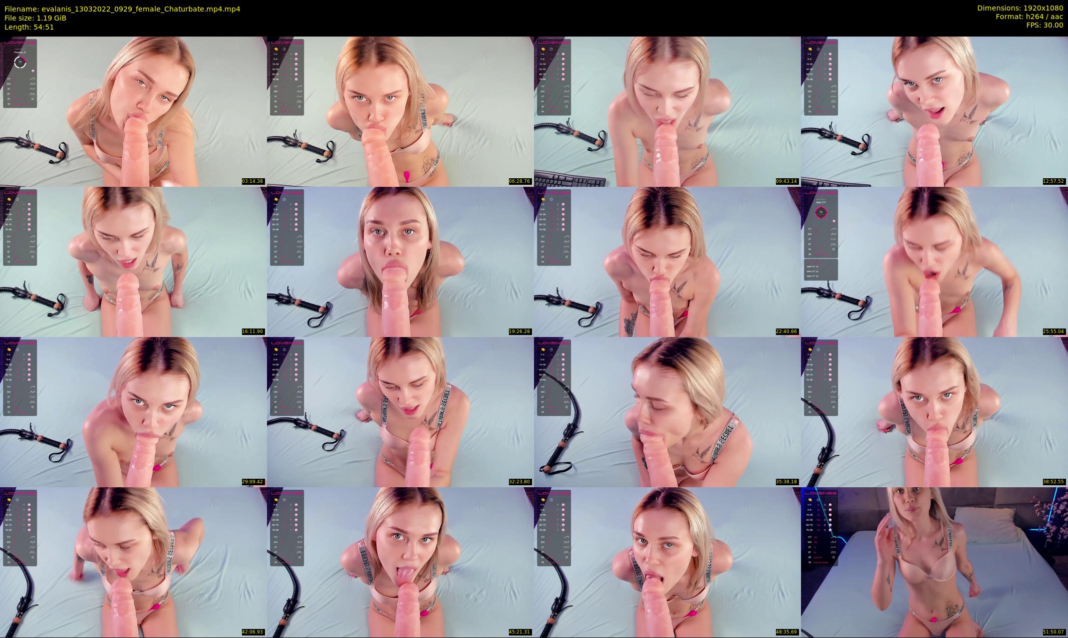 evalanis — 55 minute Chaturbate couple cam show recording, 1080p, Mar 13, 2022