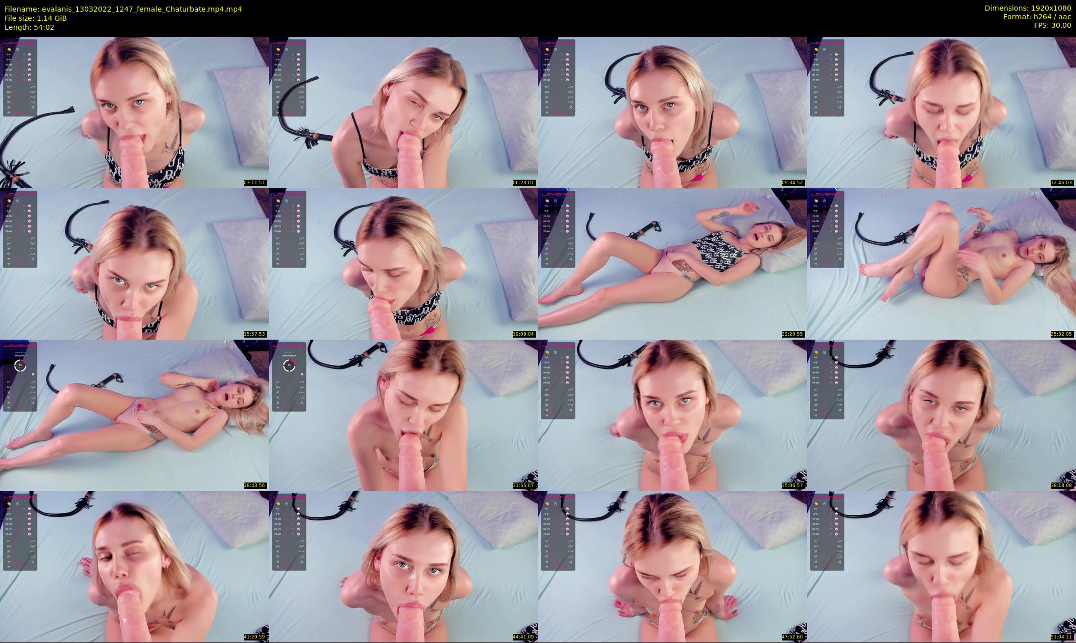evalanis — 55 minute Chaturbate couple cam show recording, 1080p, Mar 13, 2022