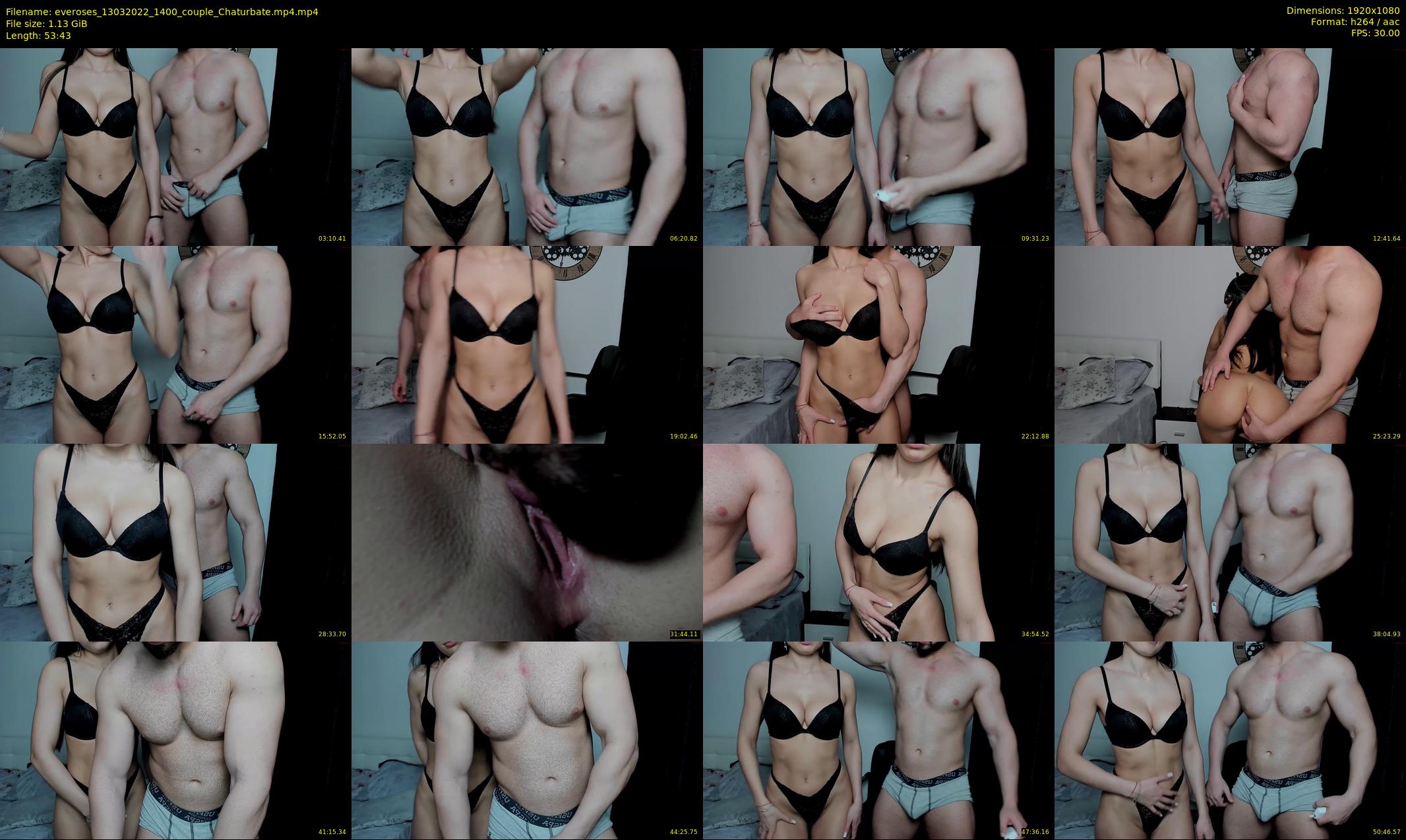 everoses — 54 minute Chaturbate couple cam show recording, 1080p, Mar 13, 2022
