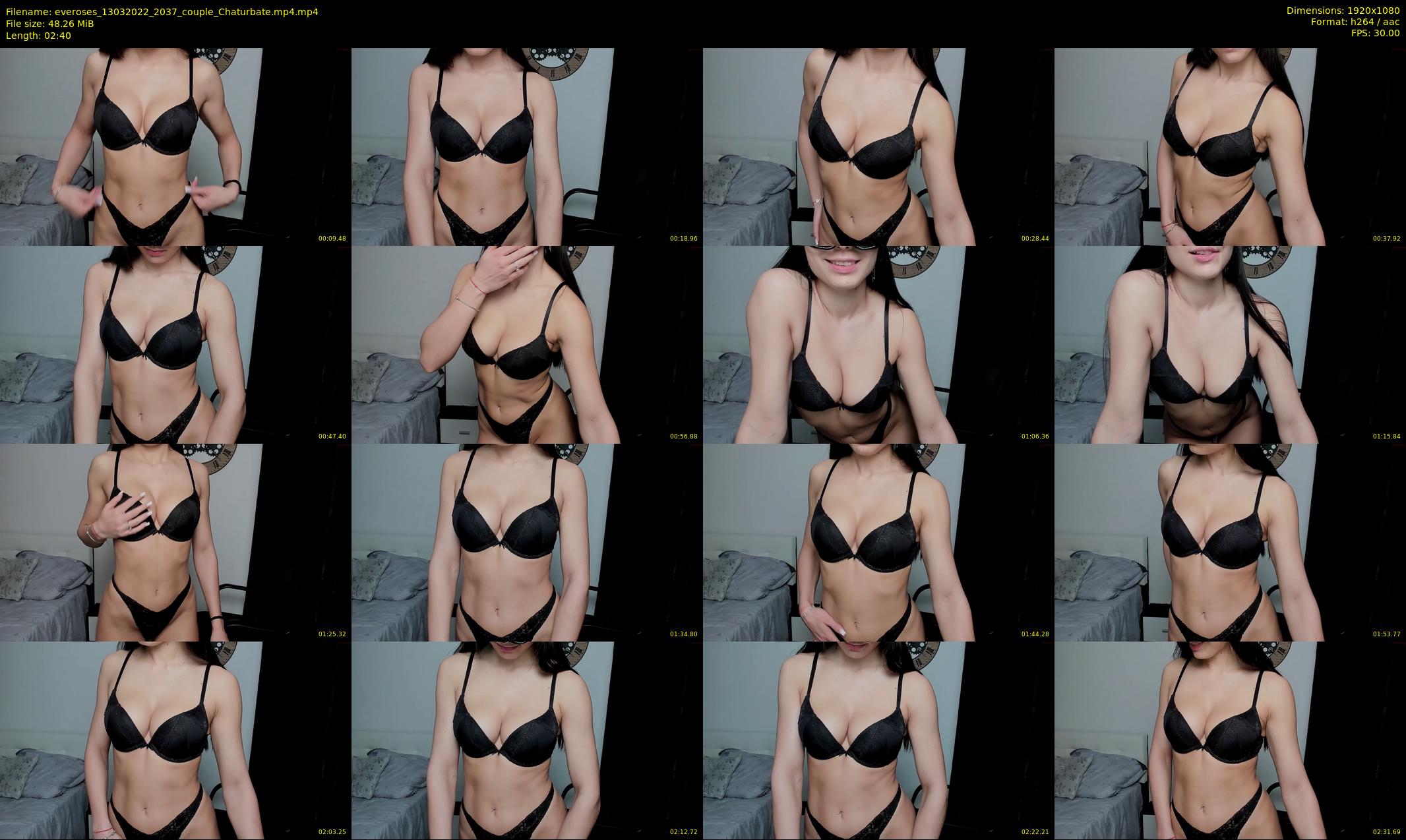 everoses — 3 minute Chaturbate couple cam show recording, 1080p, Mar 13, 2022