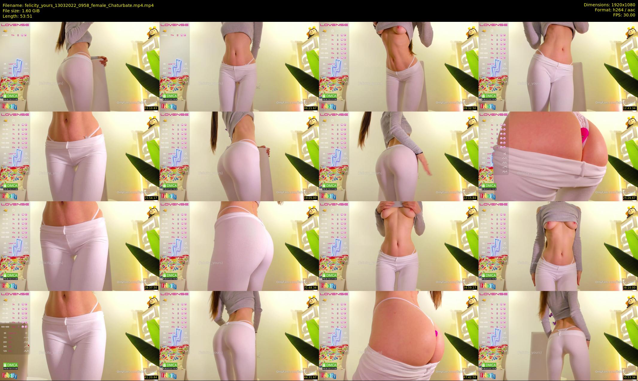 felicity_yours — 54 minute Chaturbate female cam show recording, 1080p, Mar 13, 2022