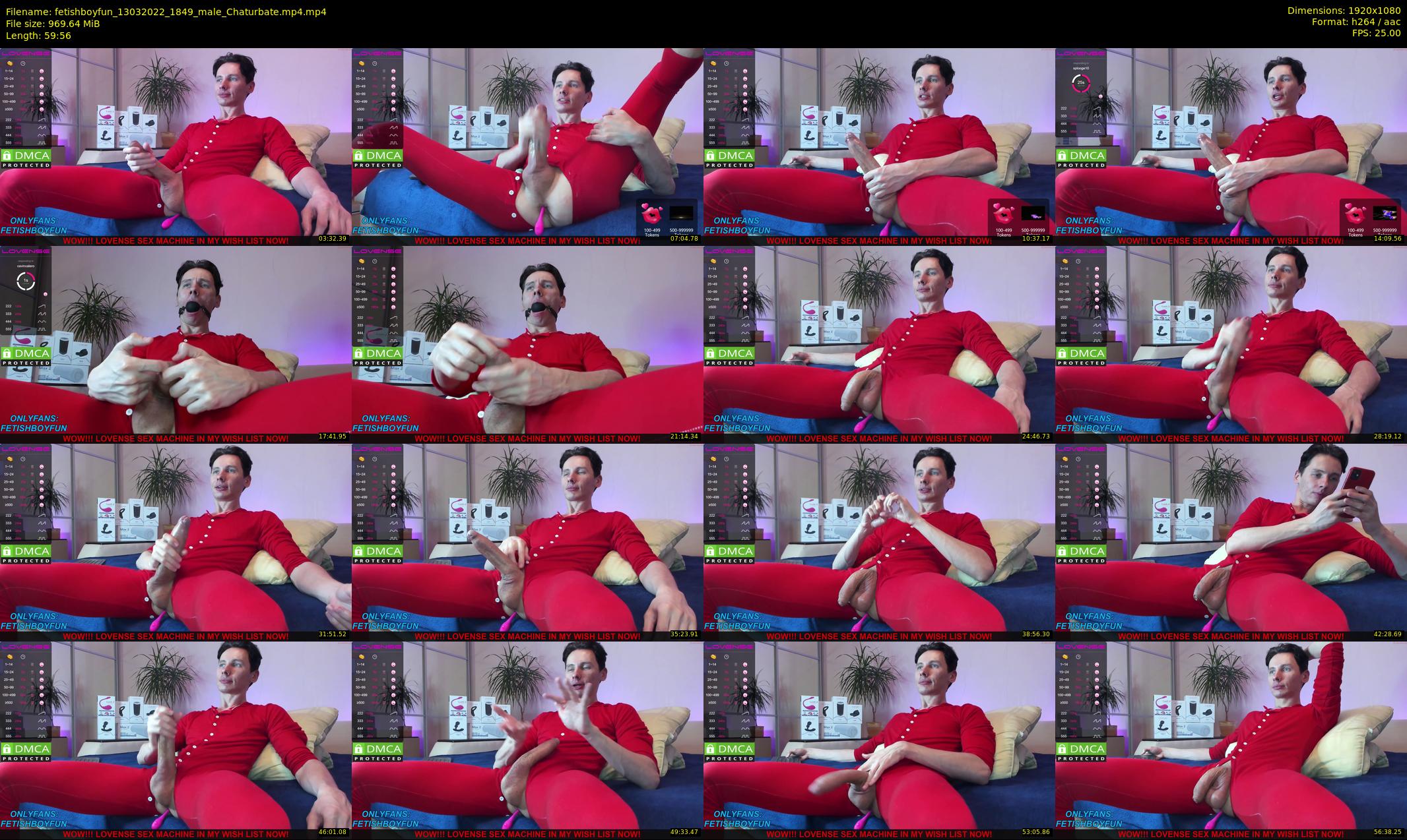 fetishboyfun — 60 minute Chaturbate male cam show recording, 1080p, Mar 13, 2022