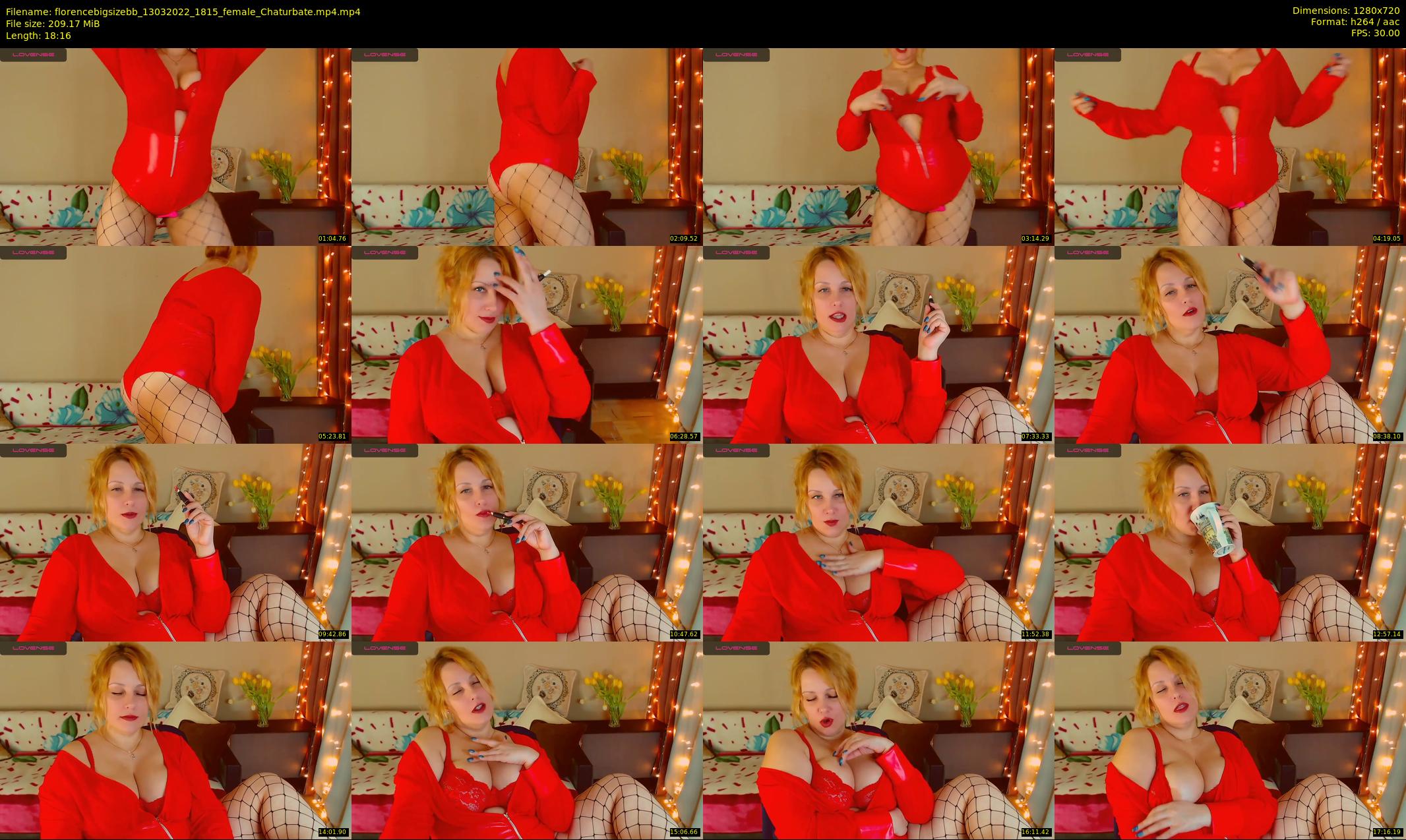 florencebigsizebb — 19 minute Chaturbate female cam show recording, 720p, Mar 13, 2022