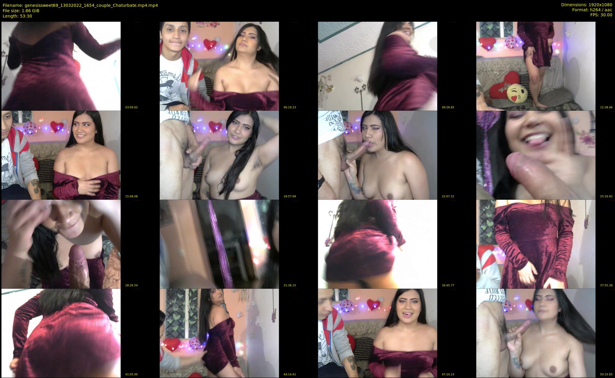 genesissweet69 — 54 minute Chaturbate couple cam show recording, 1080p, Mar 13, 2022