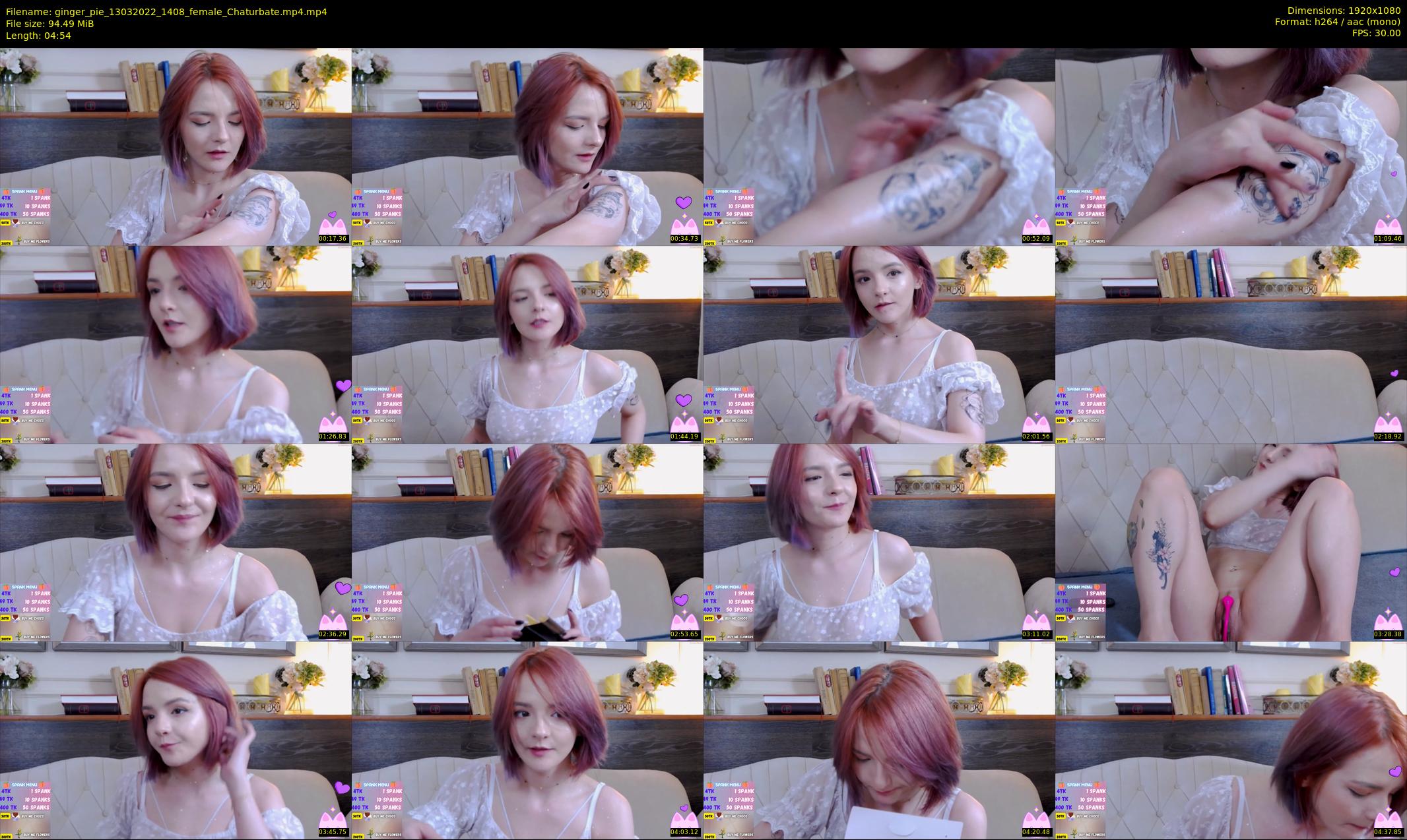 ginger_pie — 5 minute Chaturbate female cam show recording, 1080p, Mar 13, 2022