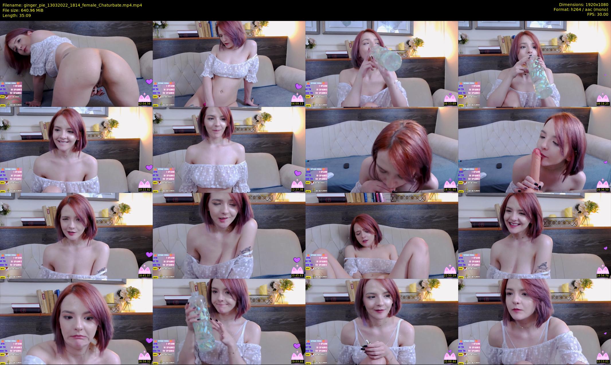 ginger_pie — 36 minute Chaturbate female cam show recording, 1080p, Mar 13, 2022