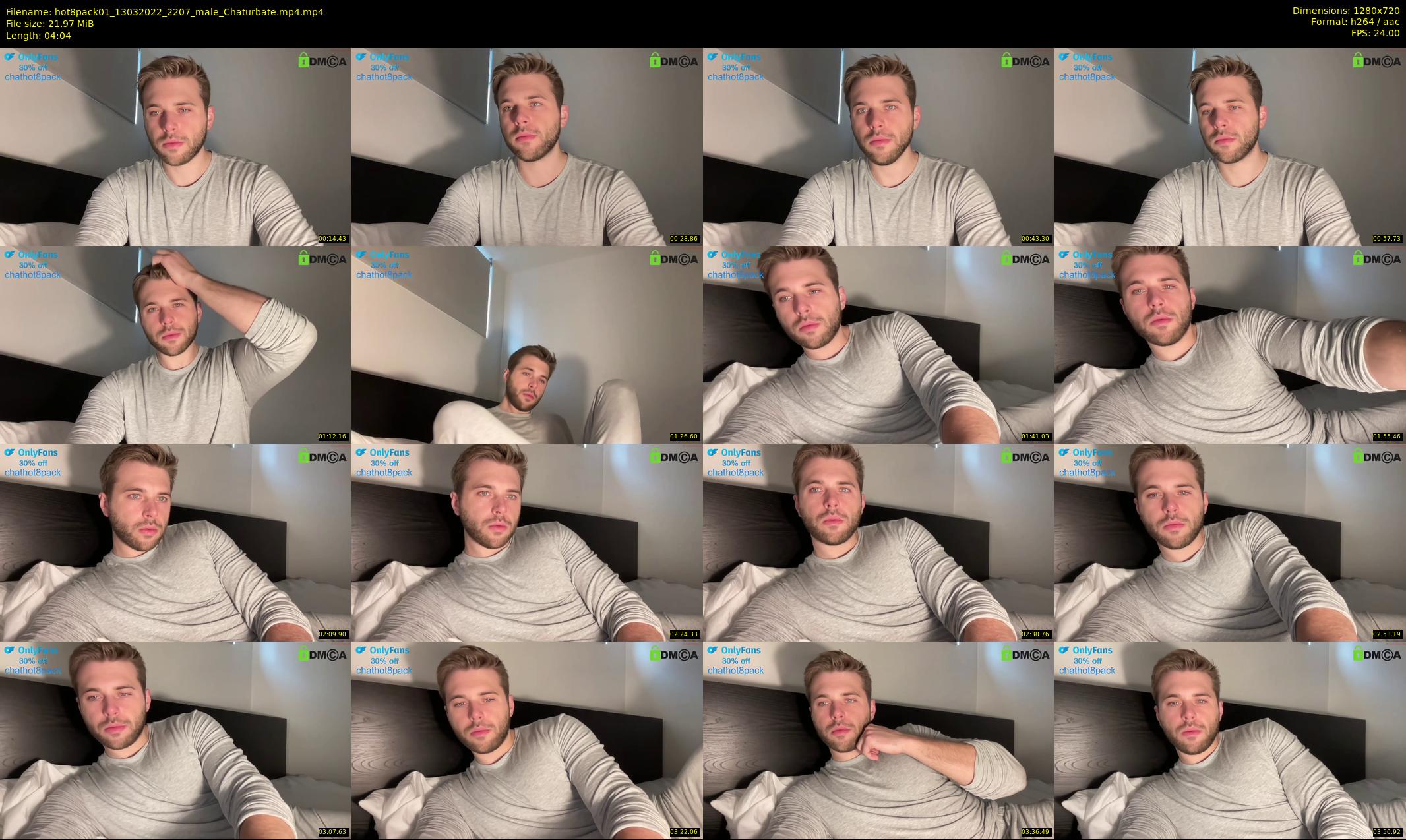 hot8pack01 — 5 minute Chaturbate male cam show recording, 720p, Mar 13, 2022