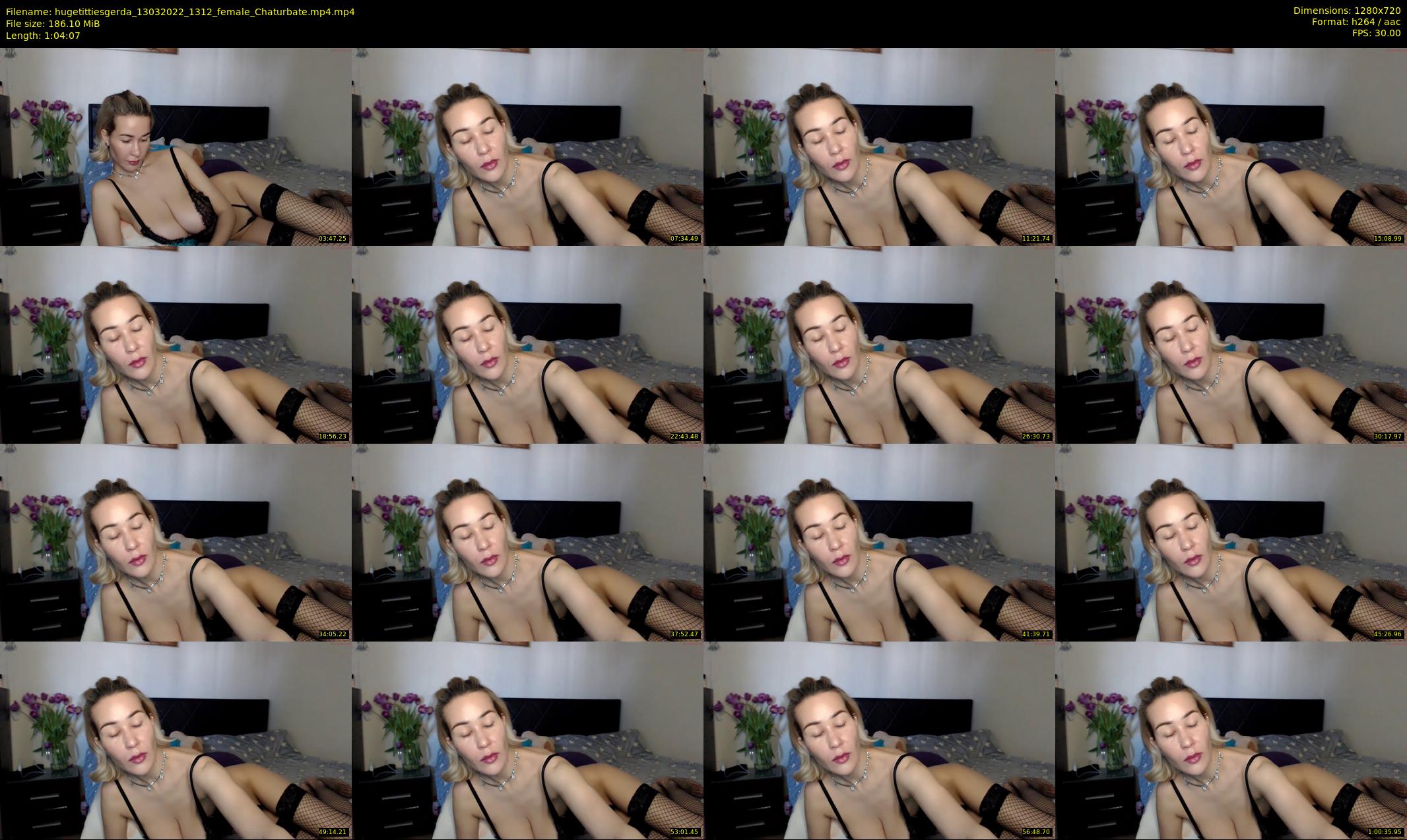 hugetittiesgerda — 65 minute Chaturbate female cam show recording, 720p, Mar 13, 2022