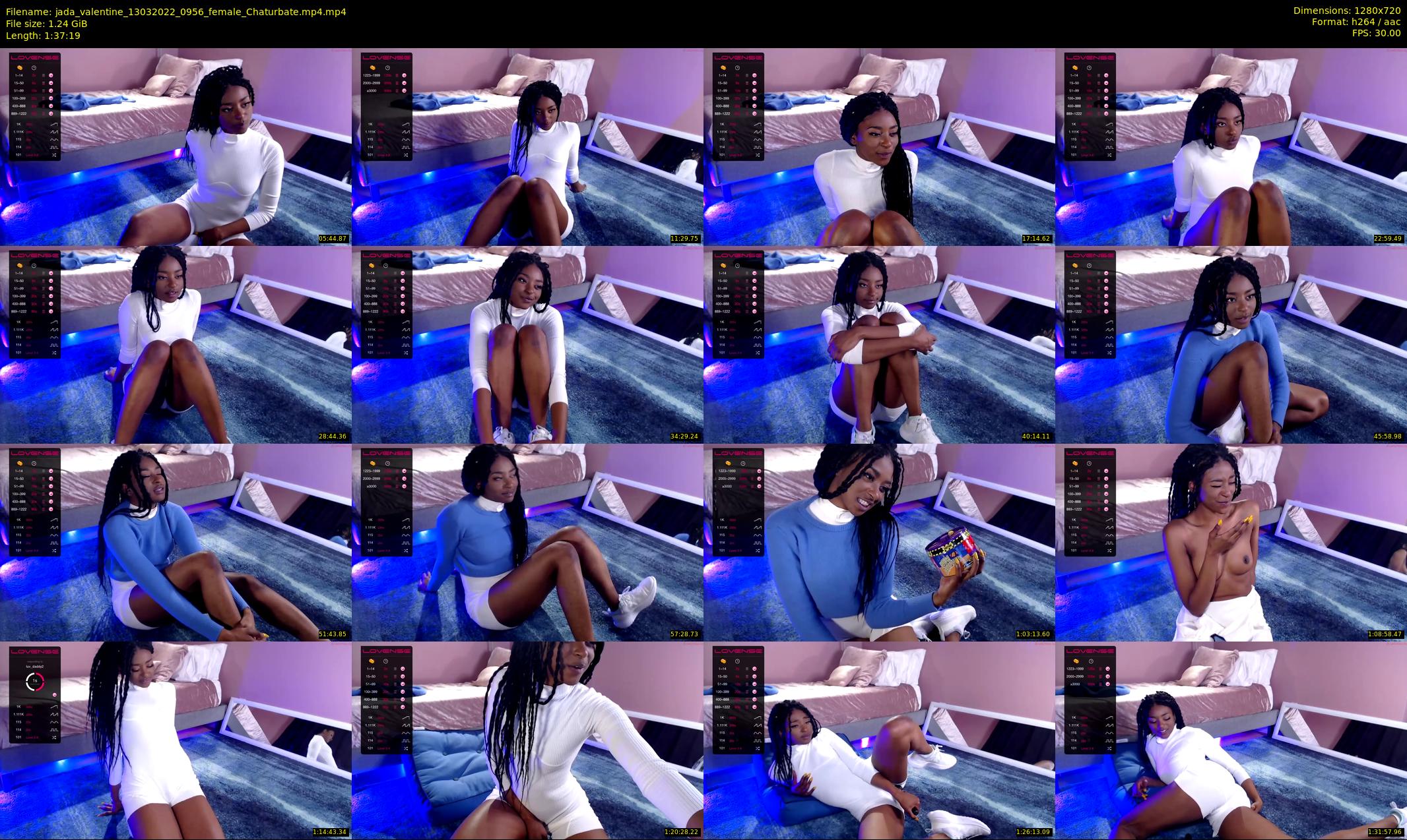 jada_valentine — 98 minute Chaturbate female cam show recording, 720p, Mar 13, 2022