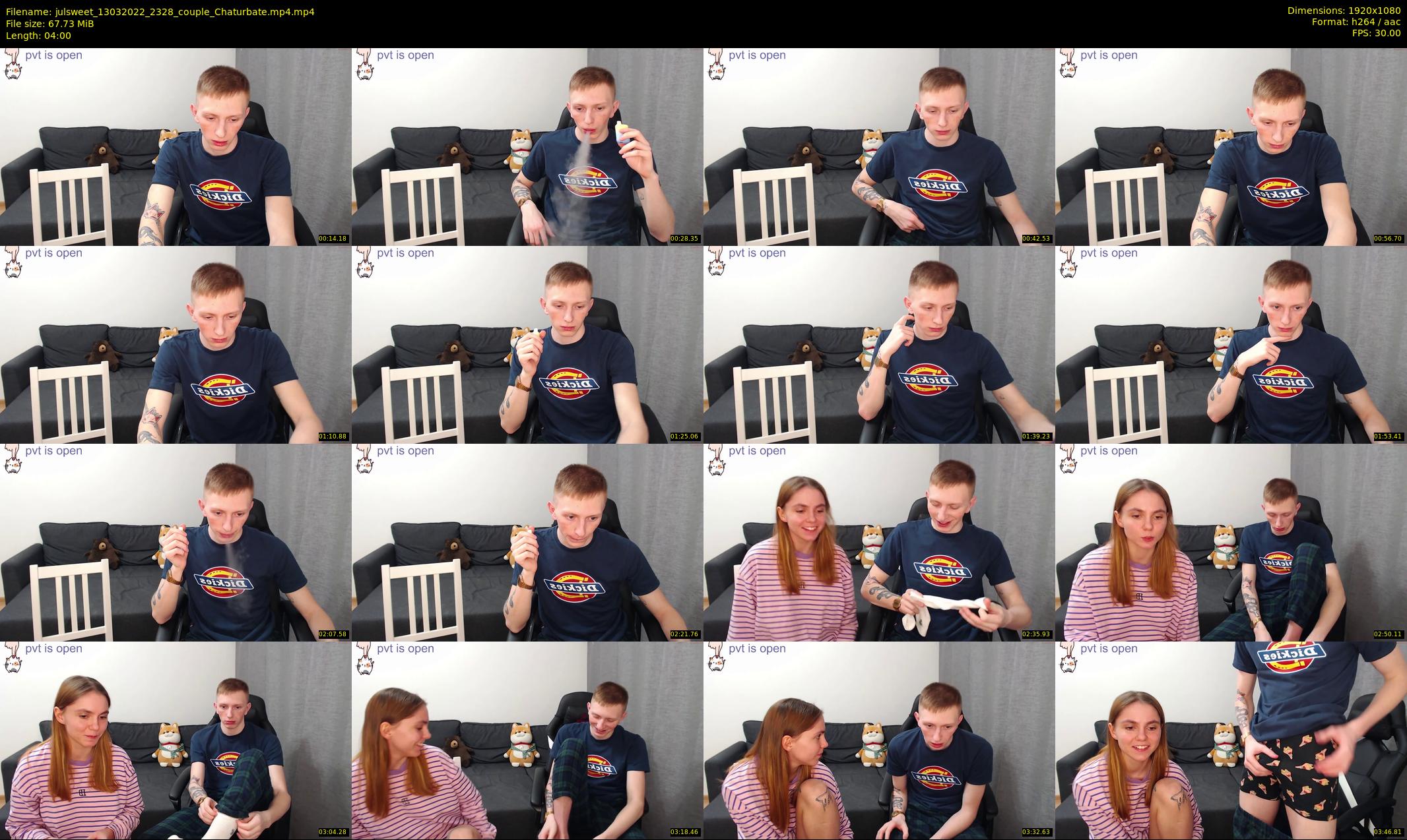 julsweet — 4 minute Chaturbate male cam show recording, 1080p, Mar 13, 2022