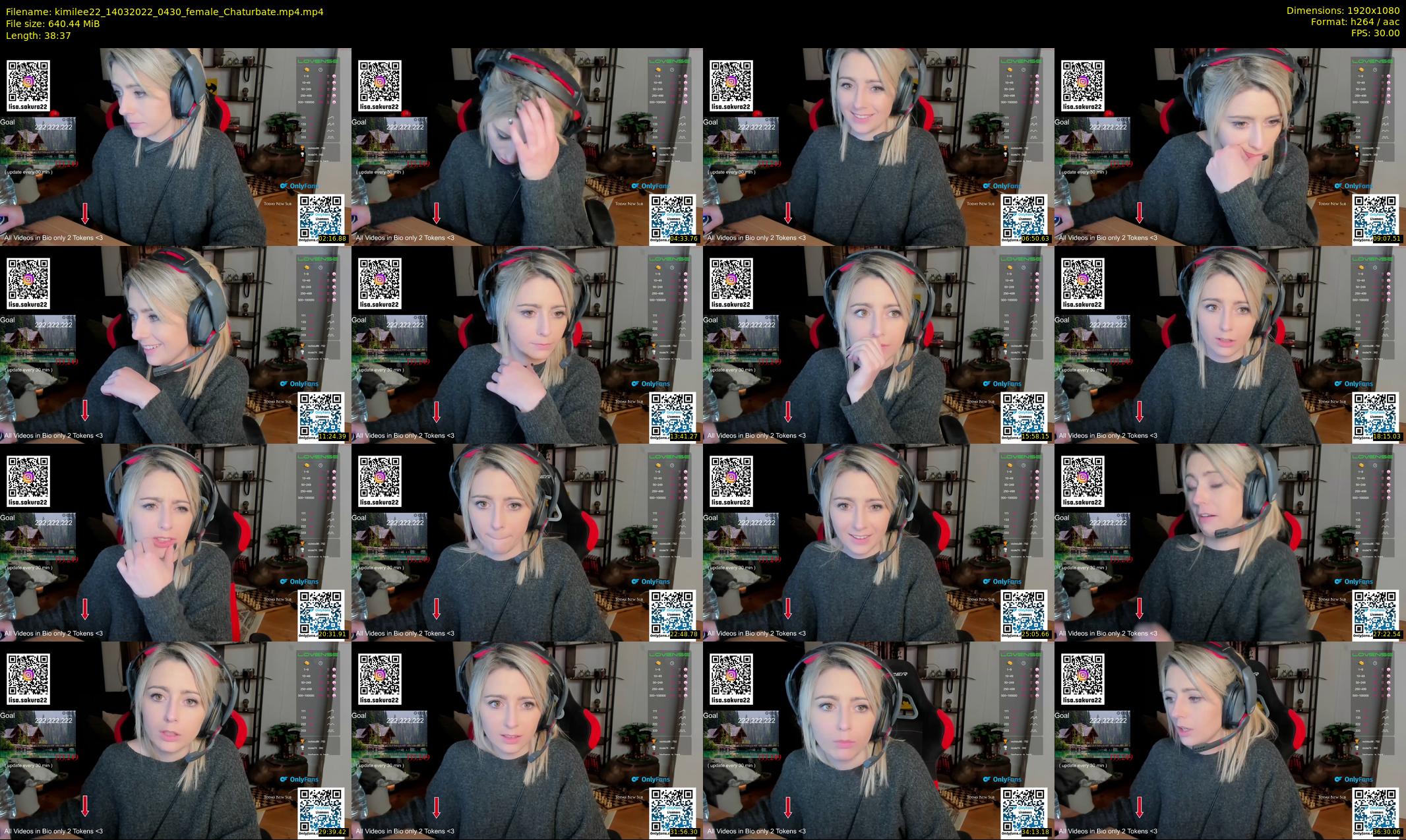 kimilee22 — 39 minute Chaturbate female cam show recording, 1080p, Mar 14, 2022