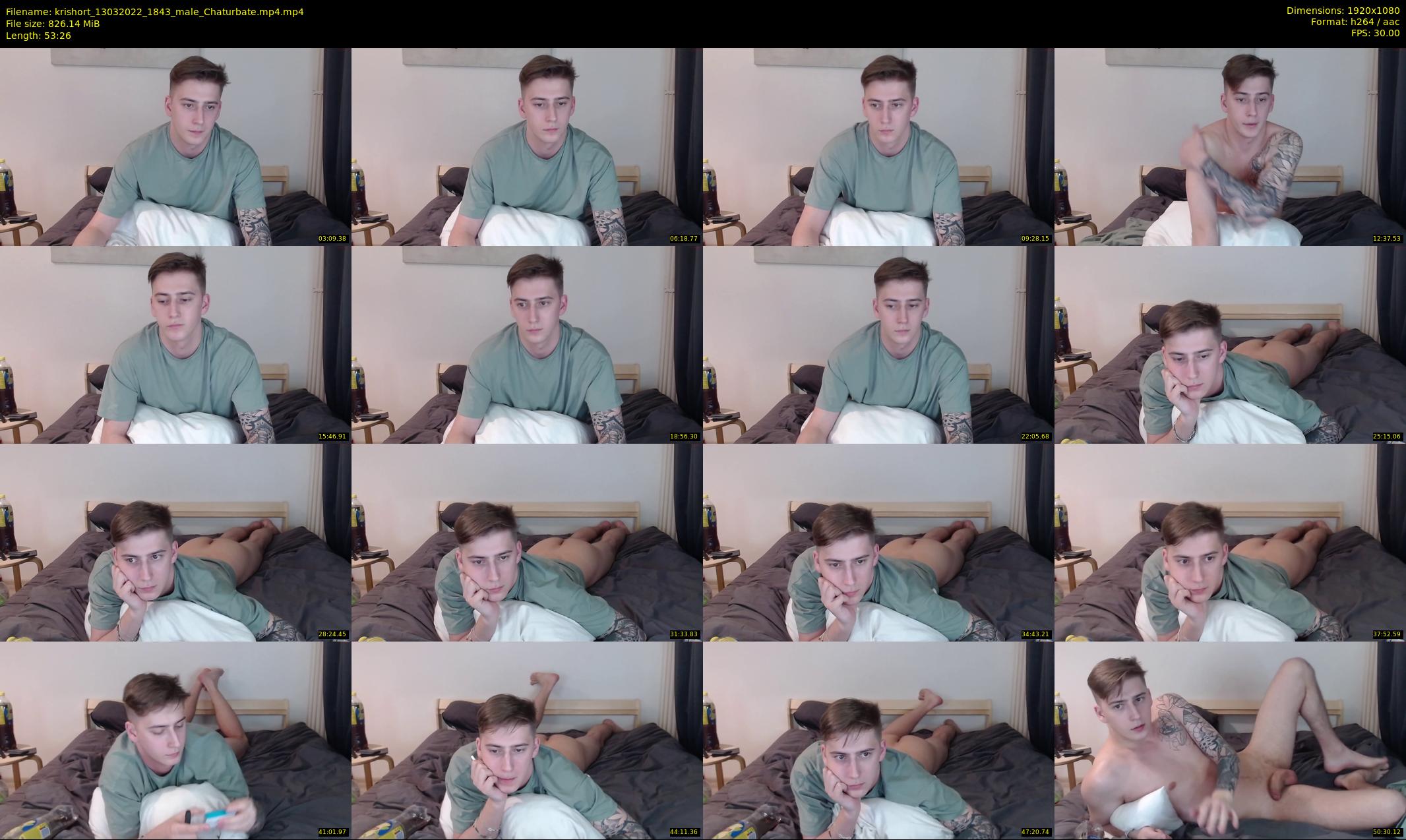 krishort — 54 minute Chaturbate male cam show recording, 1080p, Mar 13, 2022